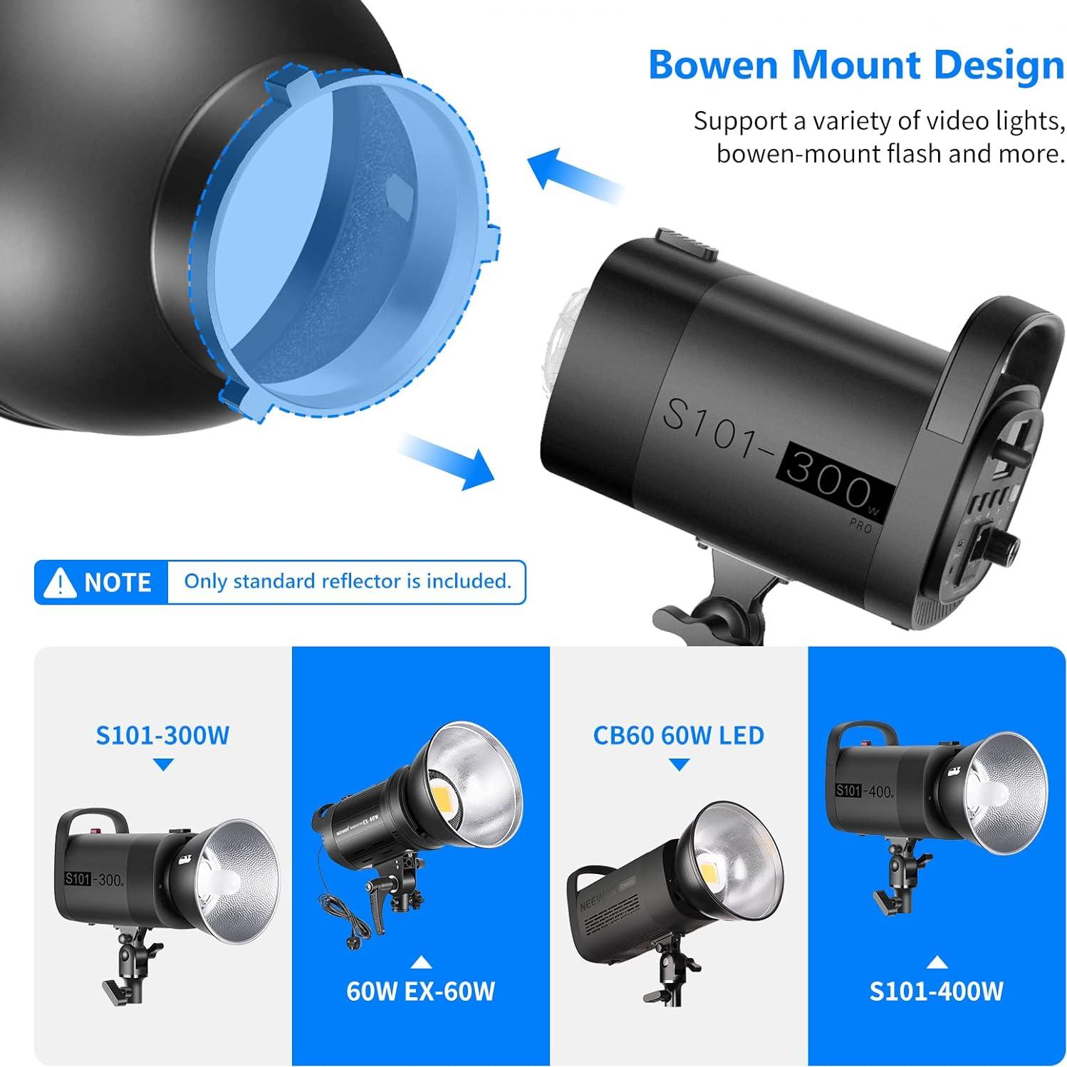 Reflector Difusor Estándar Neewer 18cm Montaje Bowens