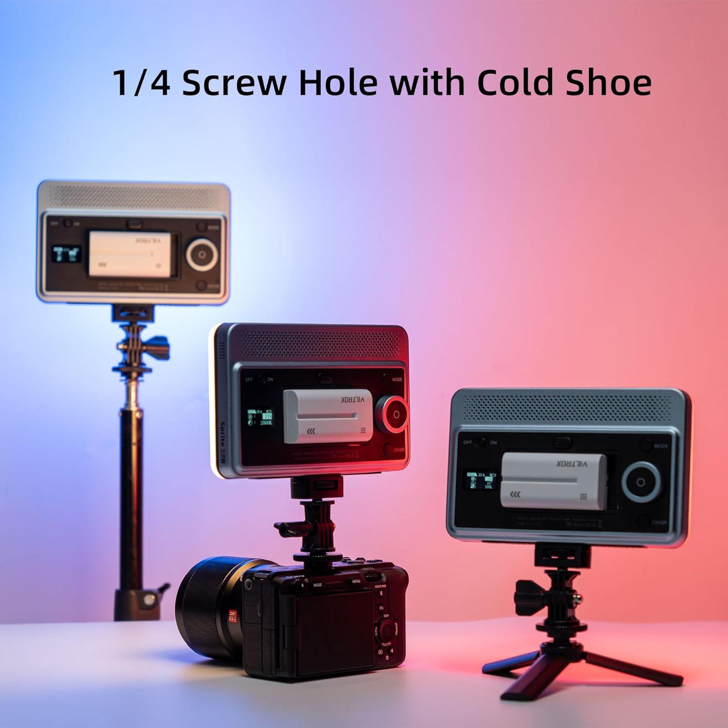 Luz de Video LED Bi-Color Viltrox 18W 2800K-6800K CRI 95+