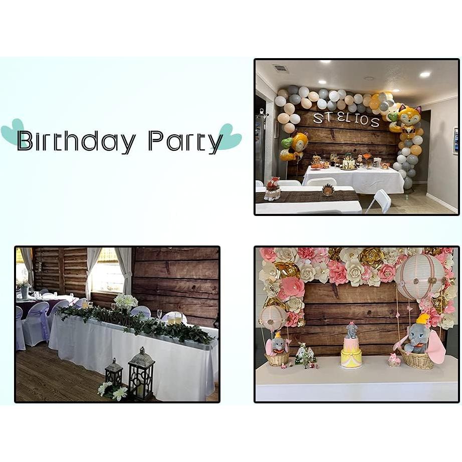 Fondo de Madera Rústica LFEEY 1.5x1m Vinilo para Fotografía