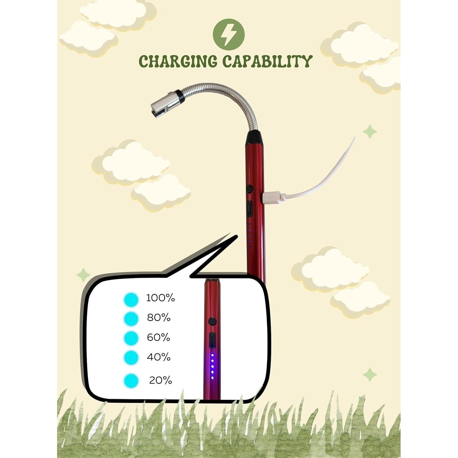 Encendedor Eléctrico Recargable Aventura para Ti - Rojo