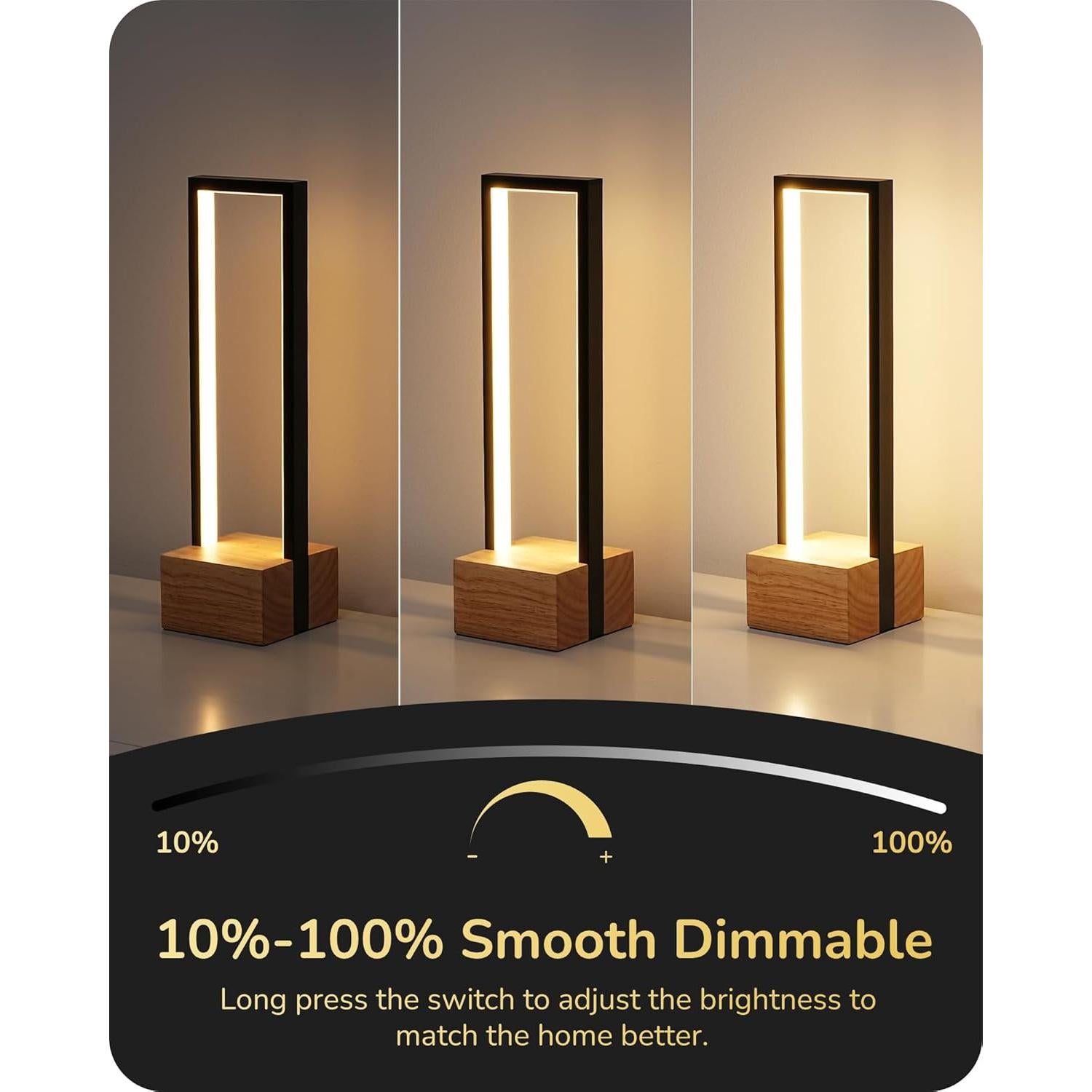 Lámpara de Mesa LED Edishine Regulable 10W 3 Temperaturas