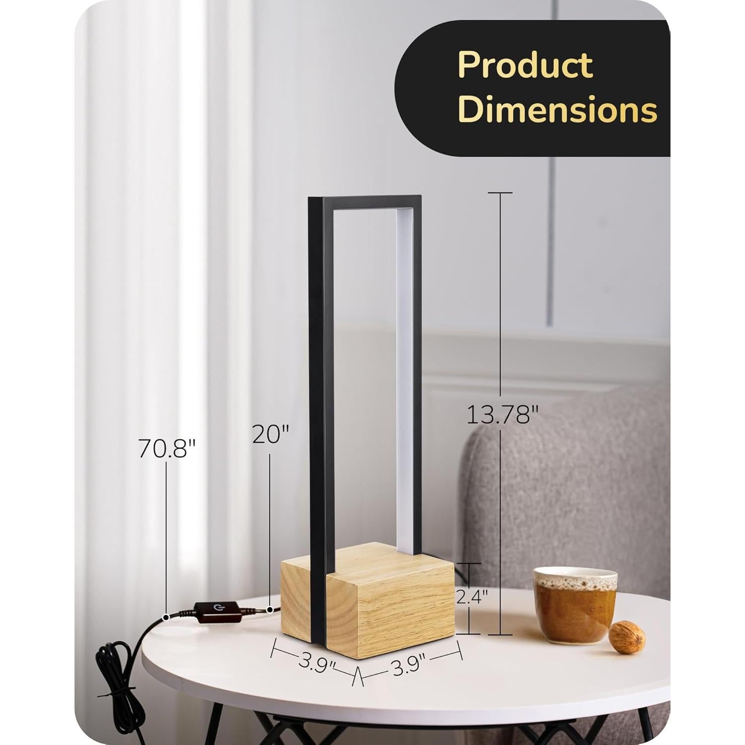 Lámpara de Mesa LED Edishine Regulable 10W 3 Temperaturas