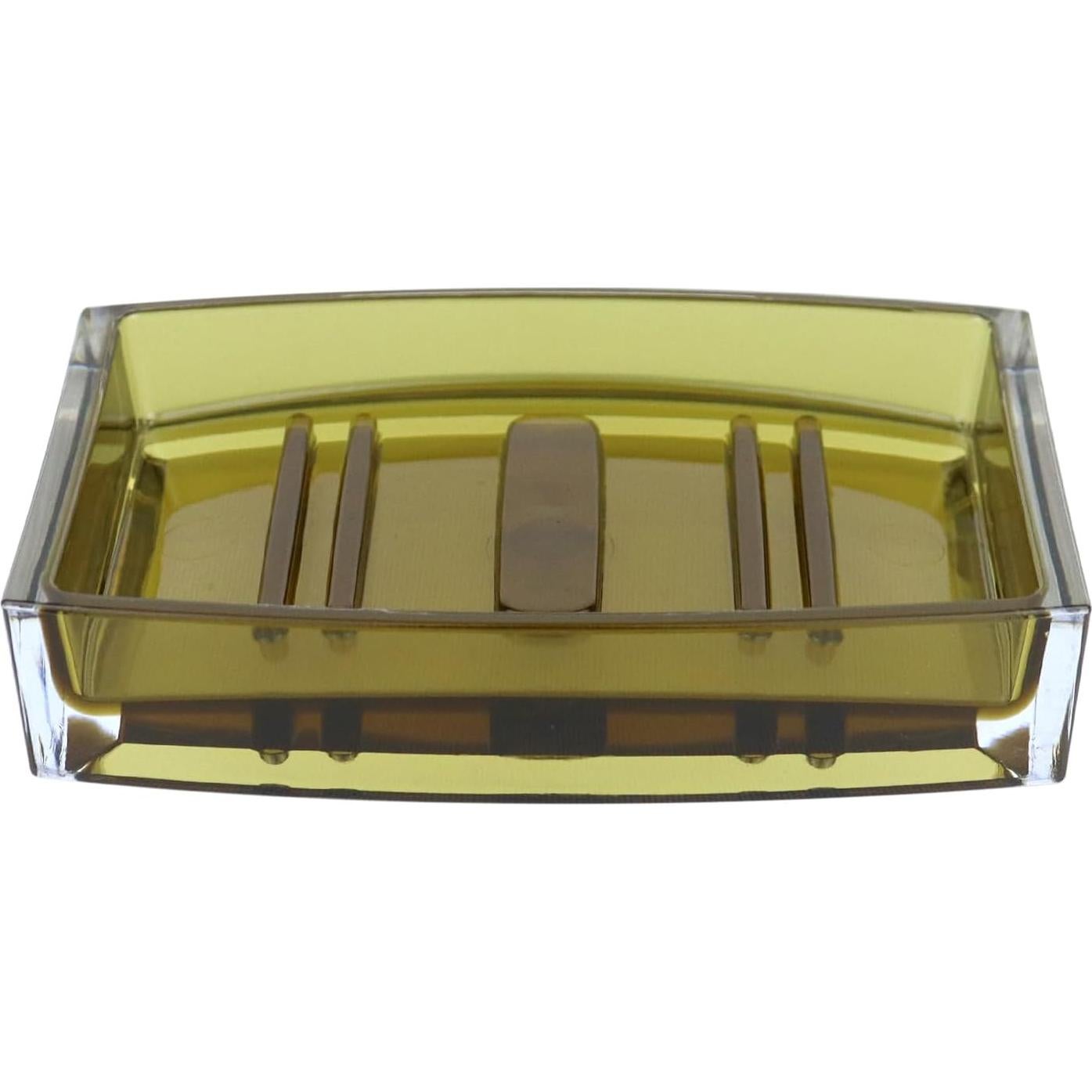 Juego de Accesorios de Baño ZOCOLOR 4 Piezas Acrílico Marrón