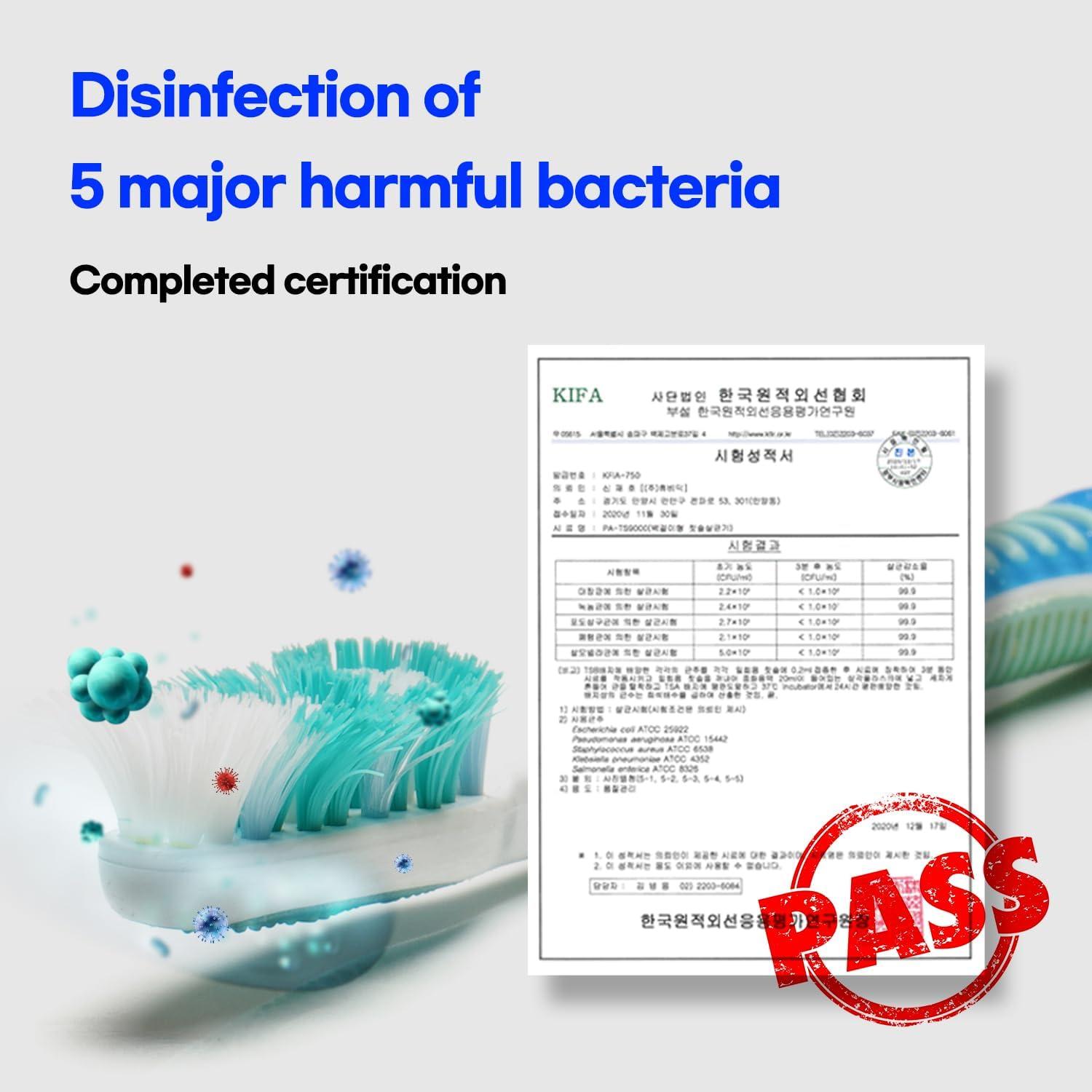 Estuche Limpiador de Cepillos HuBDIC - Set 3 Colores Portátil