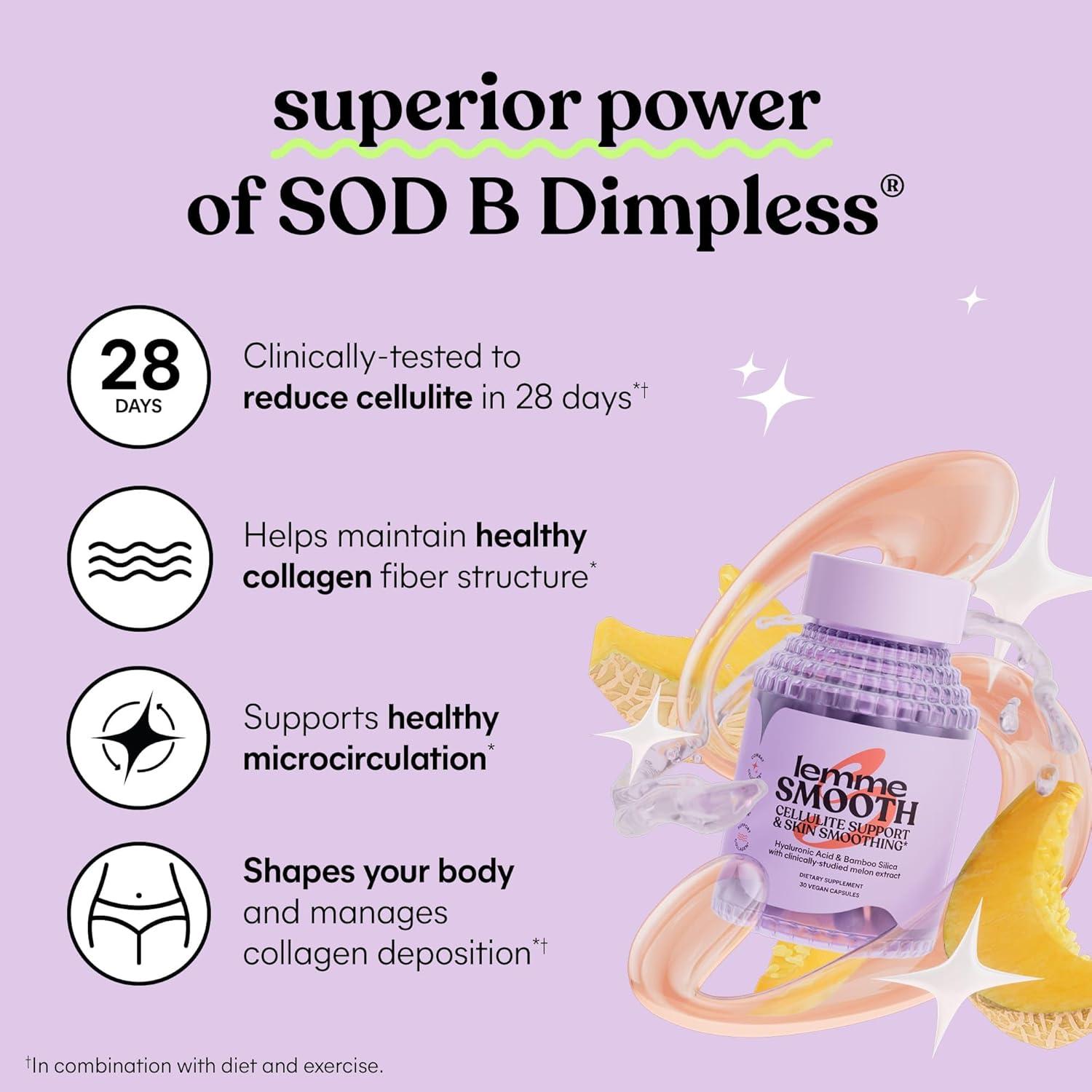 Cápsulas Lemme Smooth Anti Celulitis 30 ct - Suavidad Piel