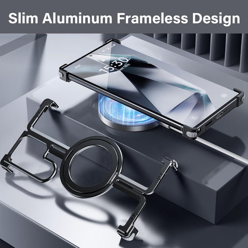 Funda Bumper Omio para Galaxy S24 Ultra Titanio Negro