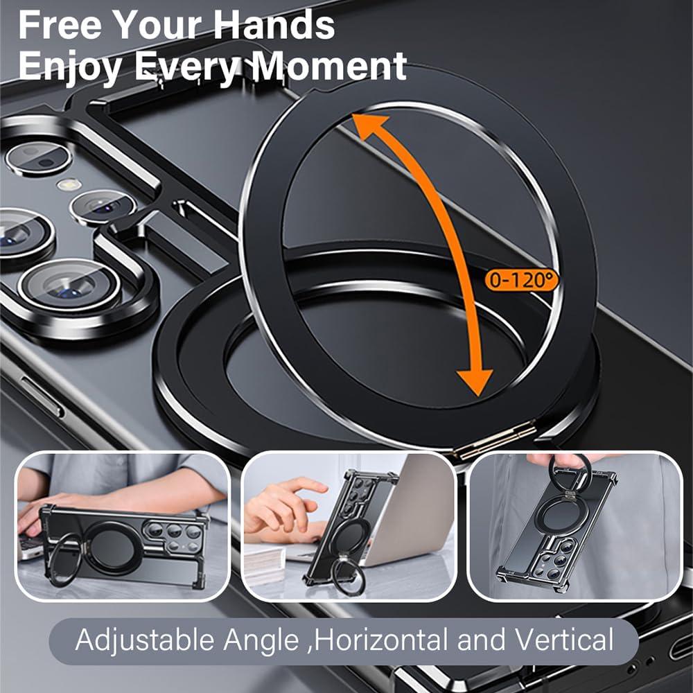 Funda Bumper Omio para Galaxy S24 Ultra Titanio Negro