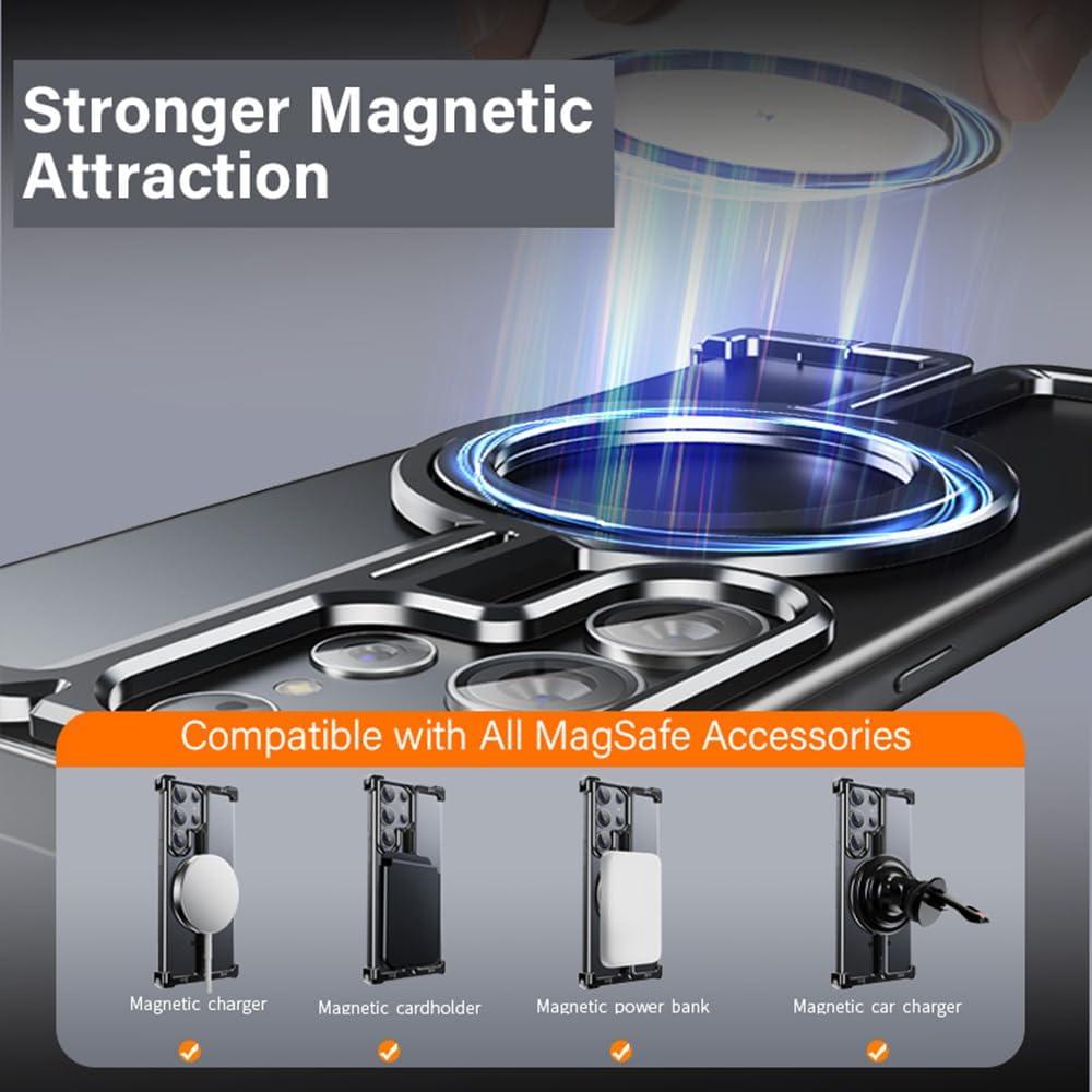 Funda Bumper Omio para Galaxy S24 Ultra Titanio Negro