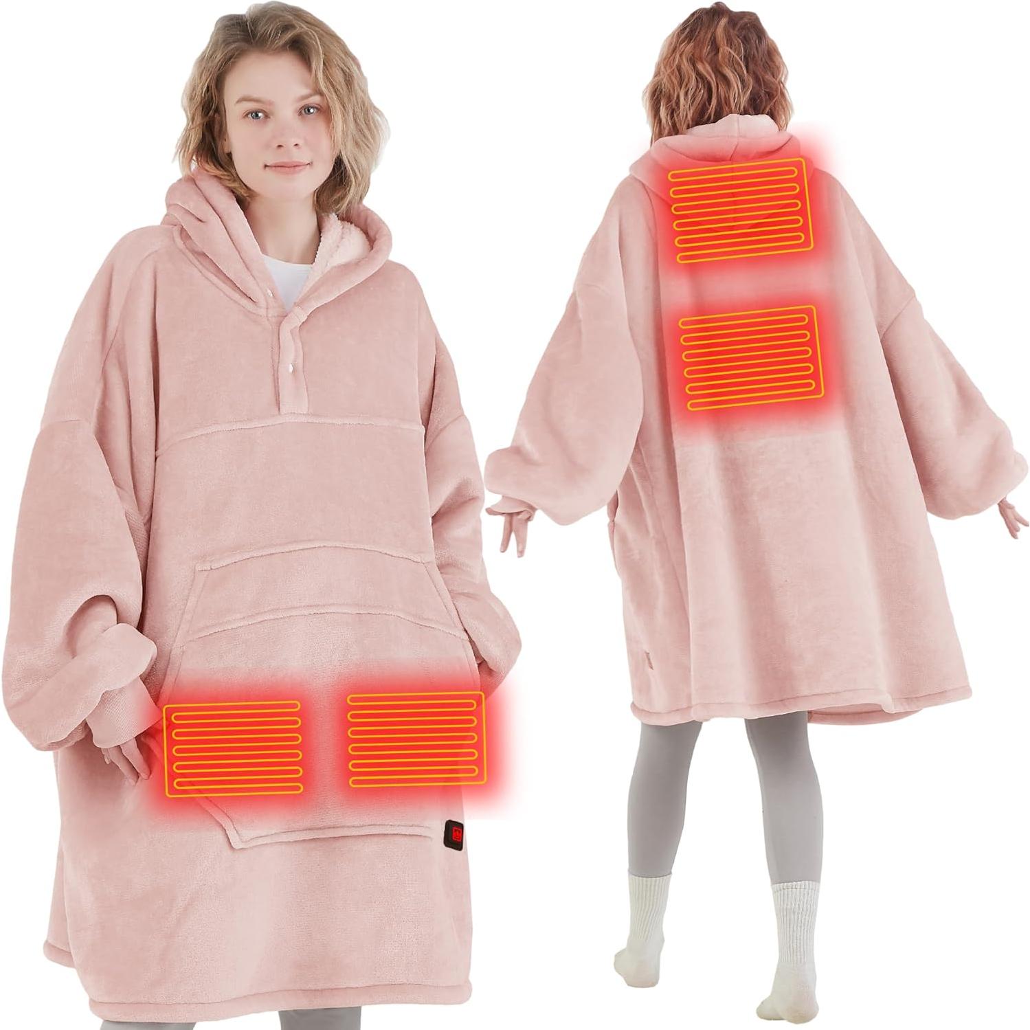 Sudadera Térmica Portátil Grados de Comodidad Rosa 96.5x81.3cm