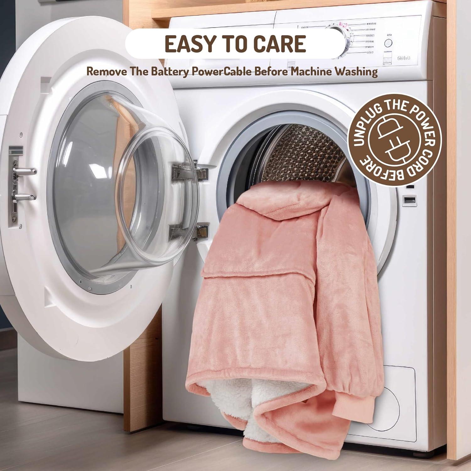 Sudadera Térmica Portátil Grados de Comodidad Rosa 96.5x81.3cm