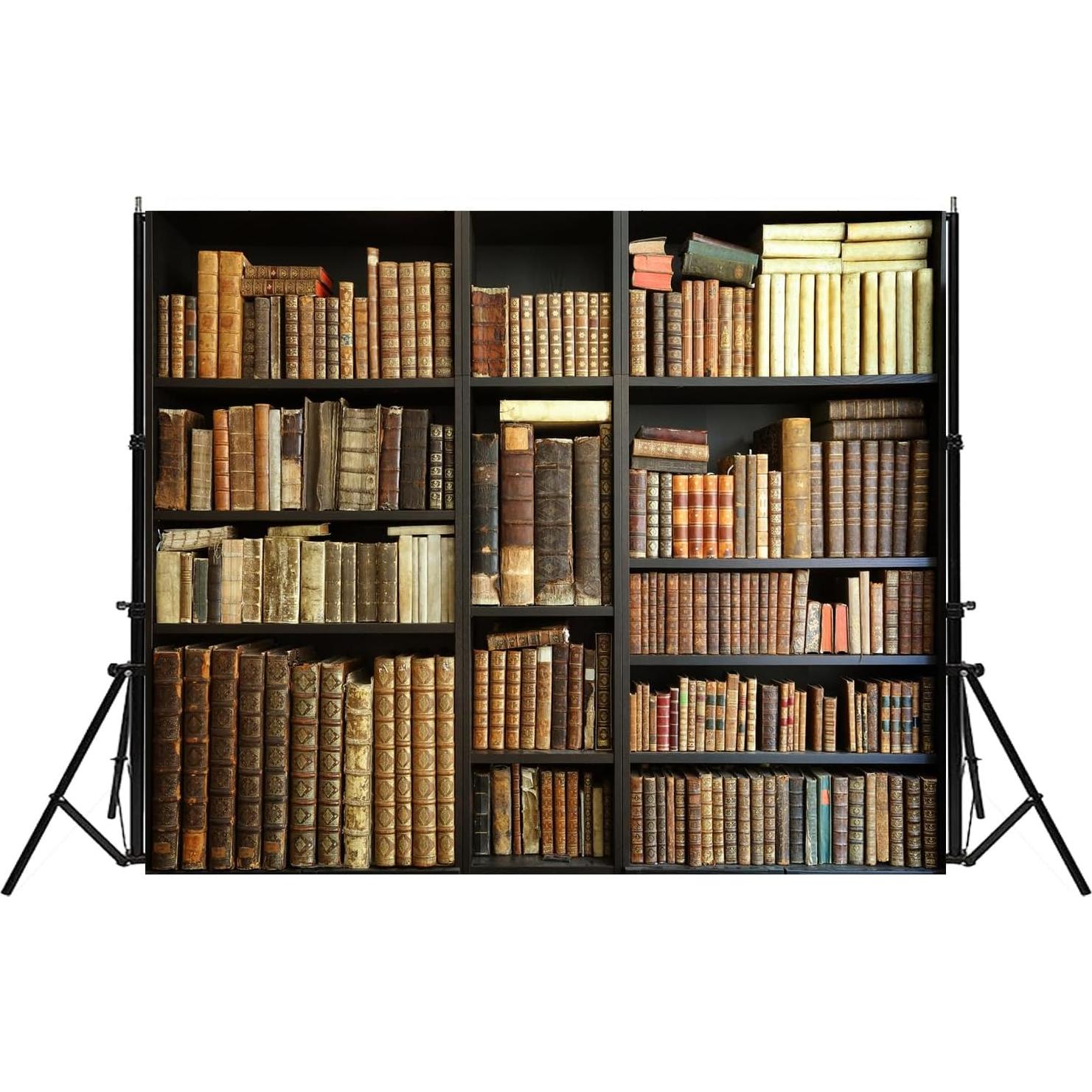 Fondo de Estantería Vintage Fmarui 3x2.5m para Fotografía