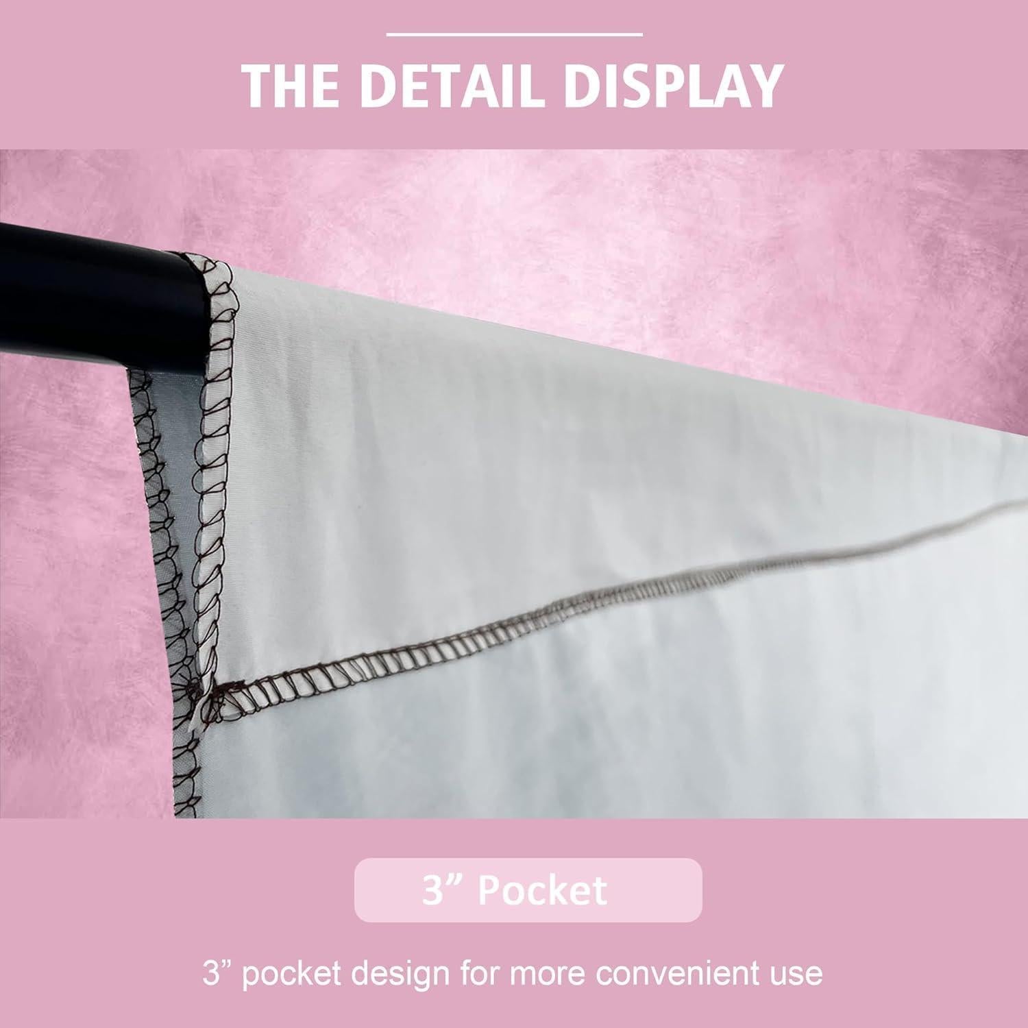 Fondo de Fotografía Profesional Haboke 1.83x2.44m Rosa