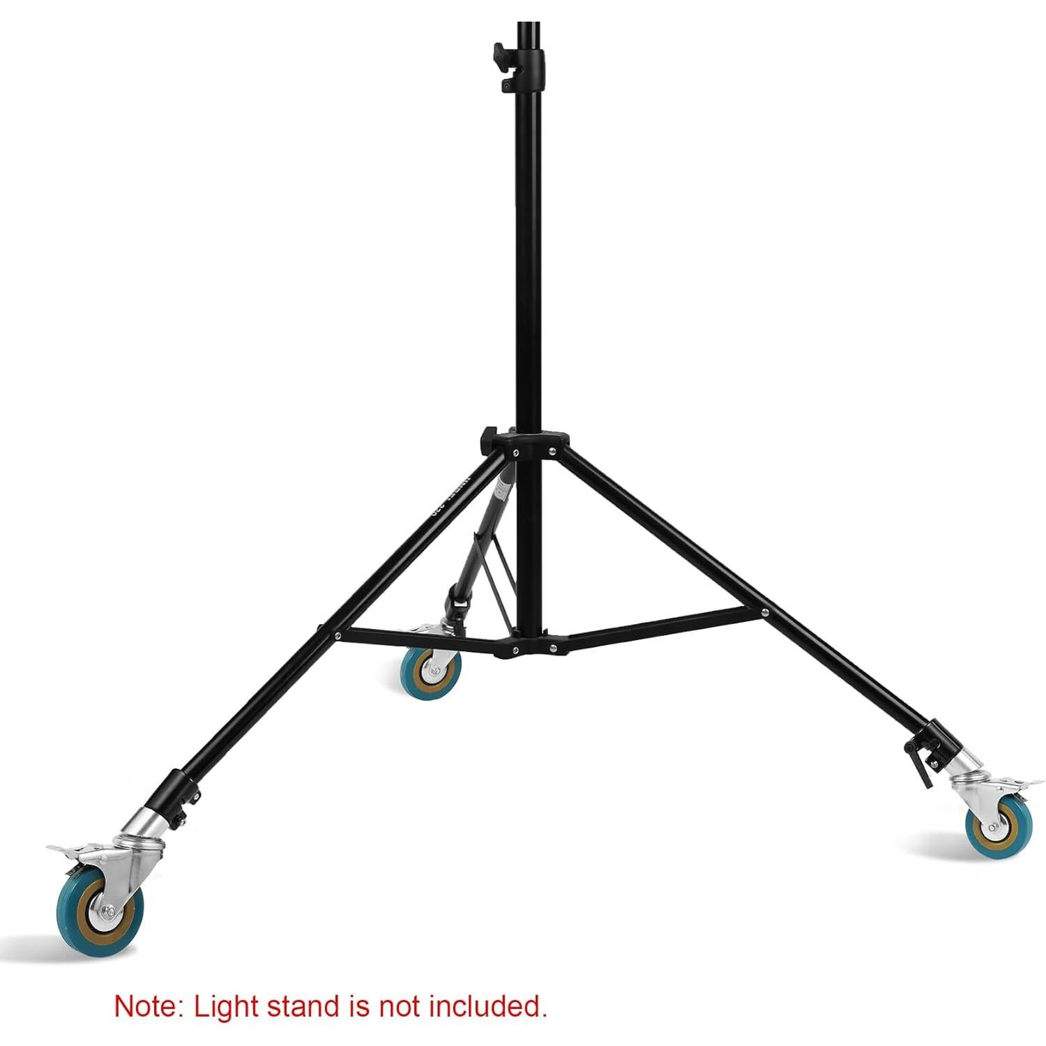 Ruedas Giratorias Selens para Soporte de Luz 22mm Set de 3