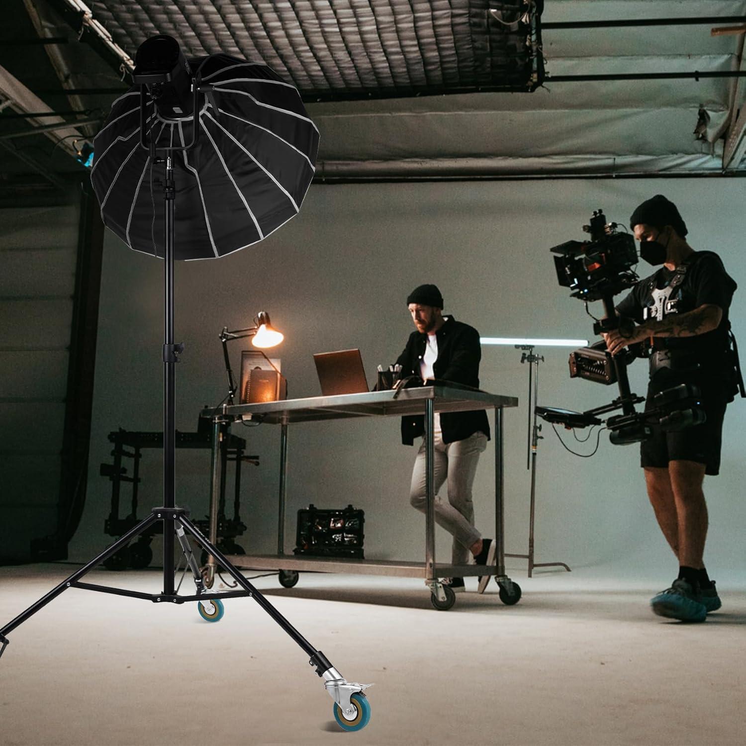 Ruedas Giratorias Selens para Soporte de Luz 22mm Set de 3