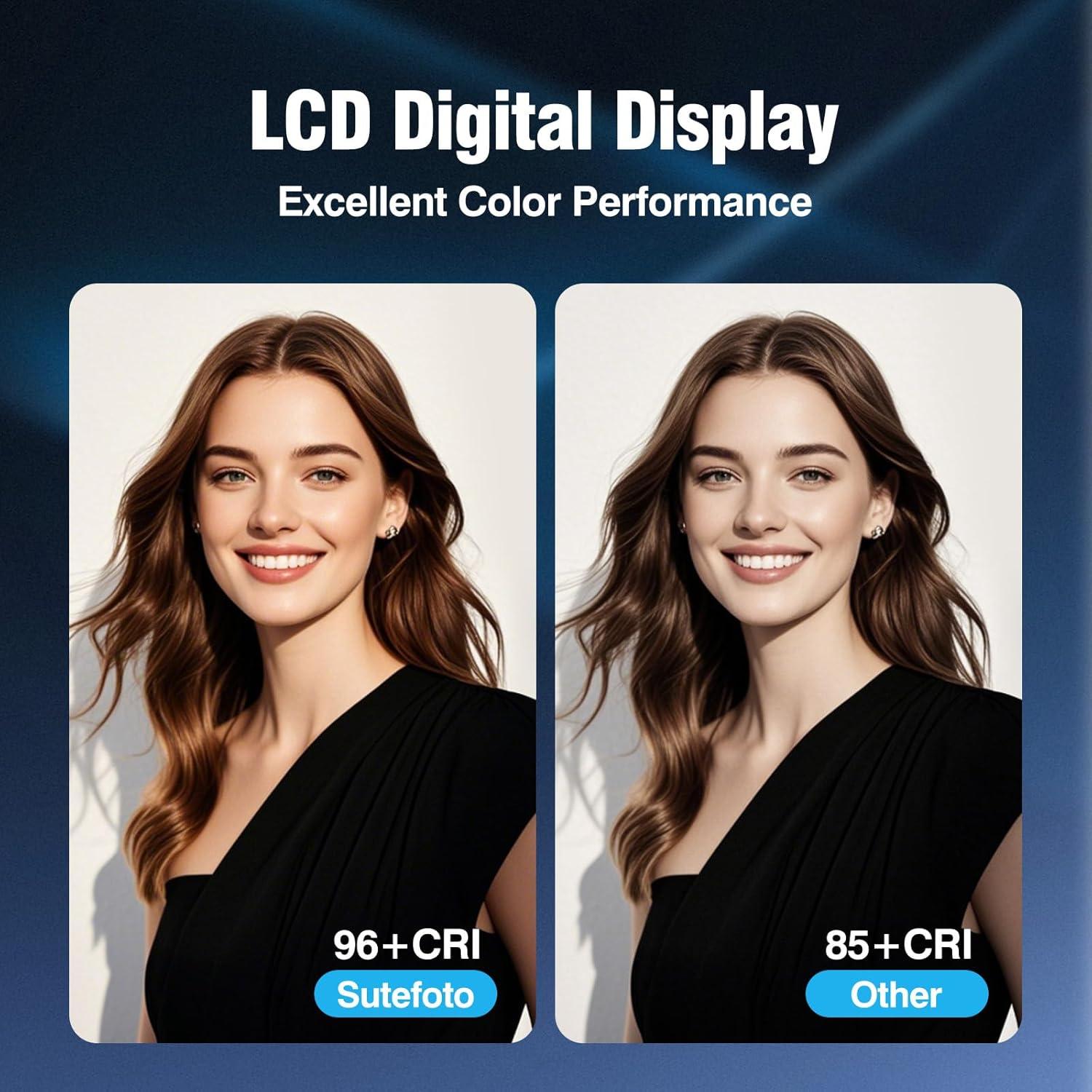 Varita de Luz LED RGB RONKOEN 2800K-10000K Control Remoto