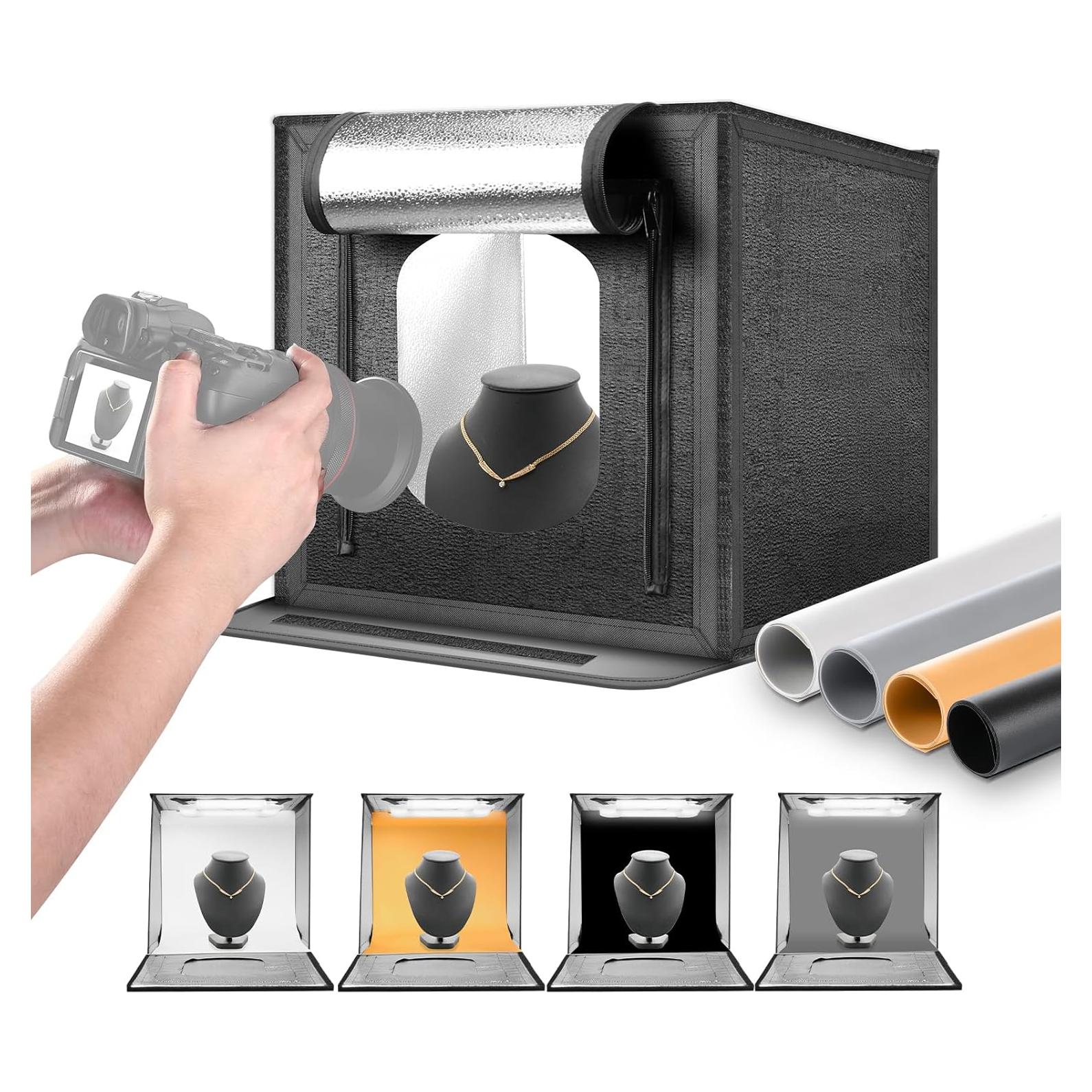 Caja de Luz de Estudio NEEWER 40W 40x40cm LED 5600K Plegable