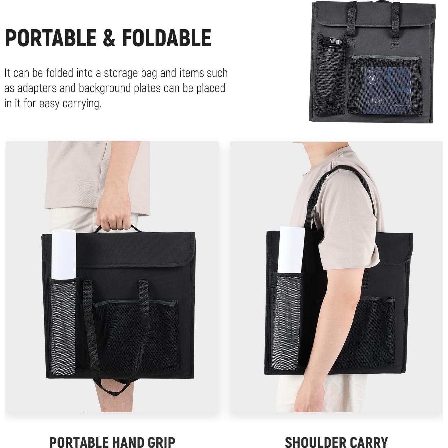 Caja de Luz de Estudio NEEWER 40W 40x40cm LED 5600K Plegable