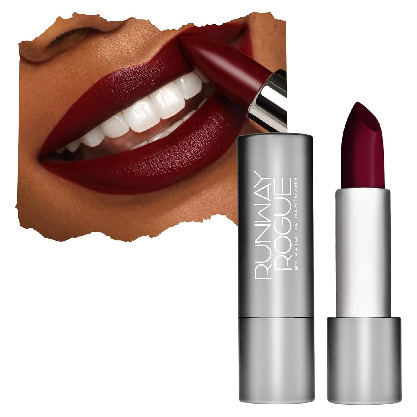 Labial Mate Hidratante Runway Rogue 90s Vibe Burdeos 1993