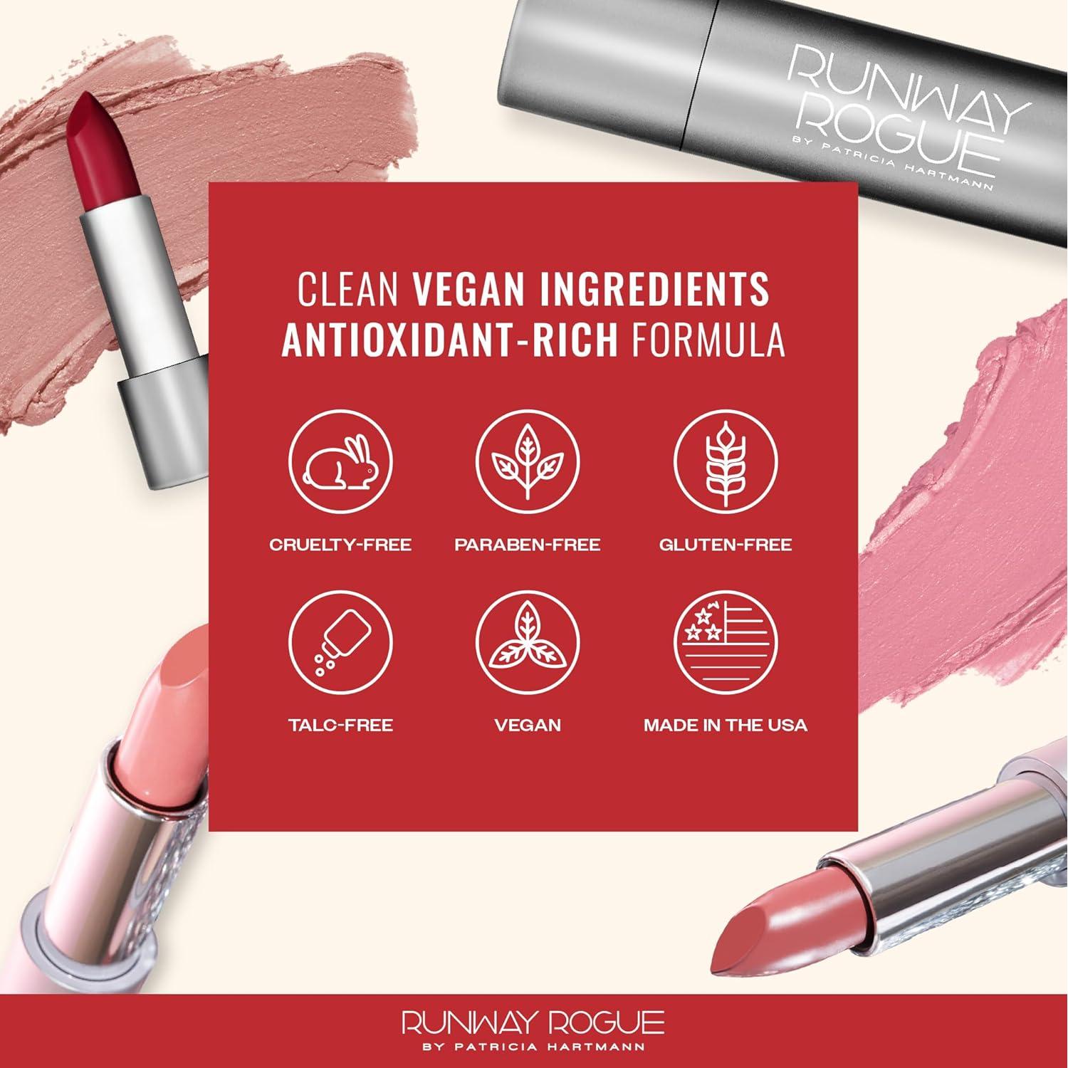 Labial Mate Hidratante Runway Rogue 90s Vibe Burdeos 1993