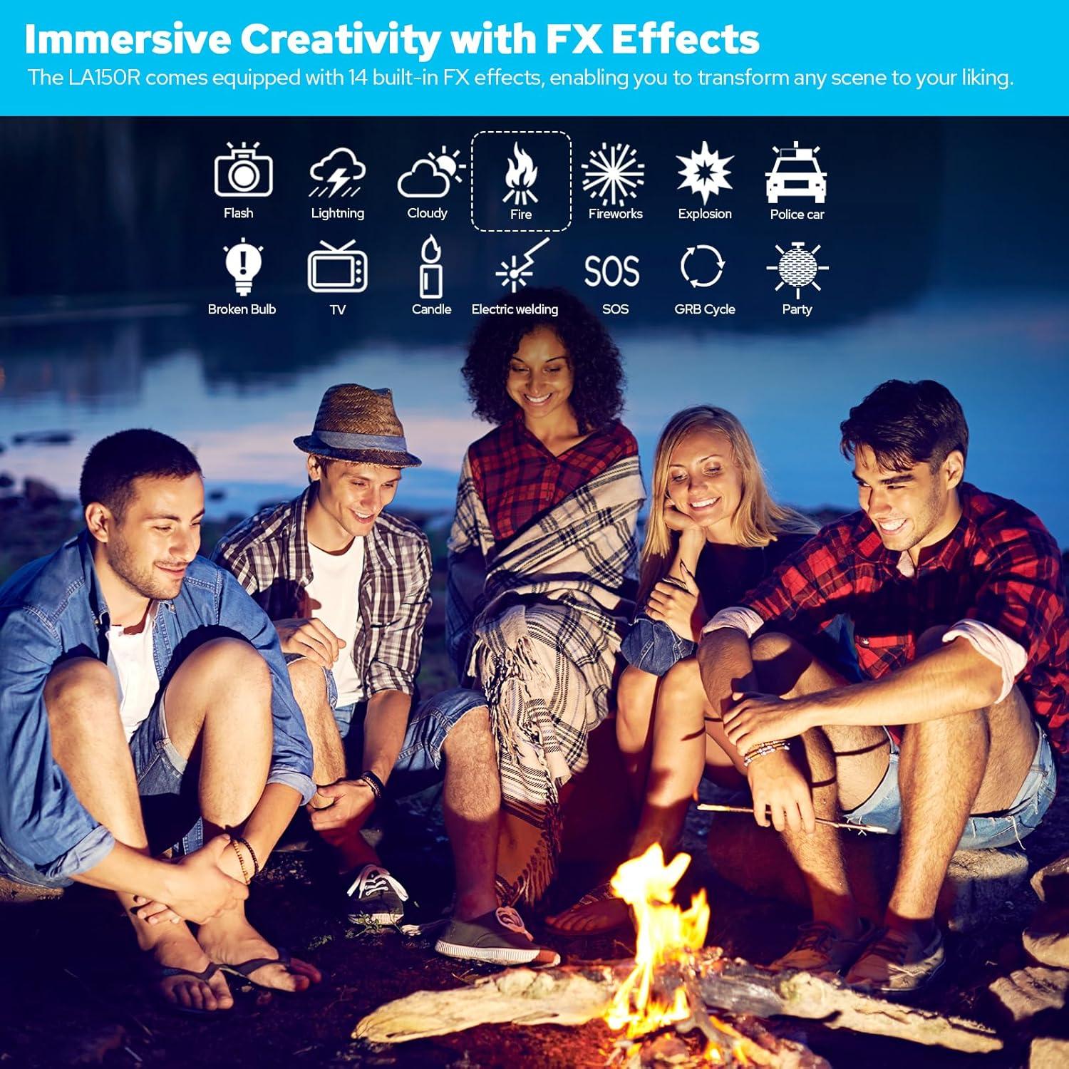 Godox LA150R Luz LED RGB 165W 57100Lux 1800K-10000K