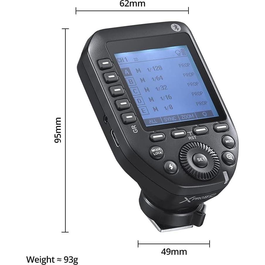 Disparador de Flash Godox XproII-C Inalámbrico TTL HSS 1/8000s