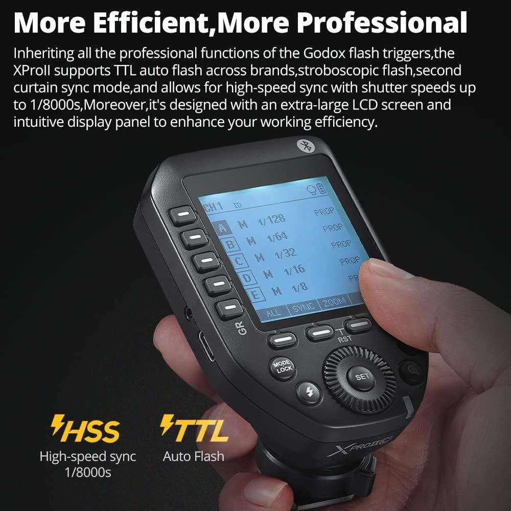 Disparador de Flash Godox XproII-C Inalámbrico TTL HSS 1/8000s