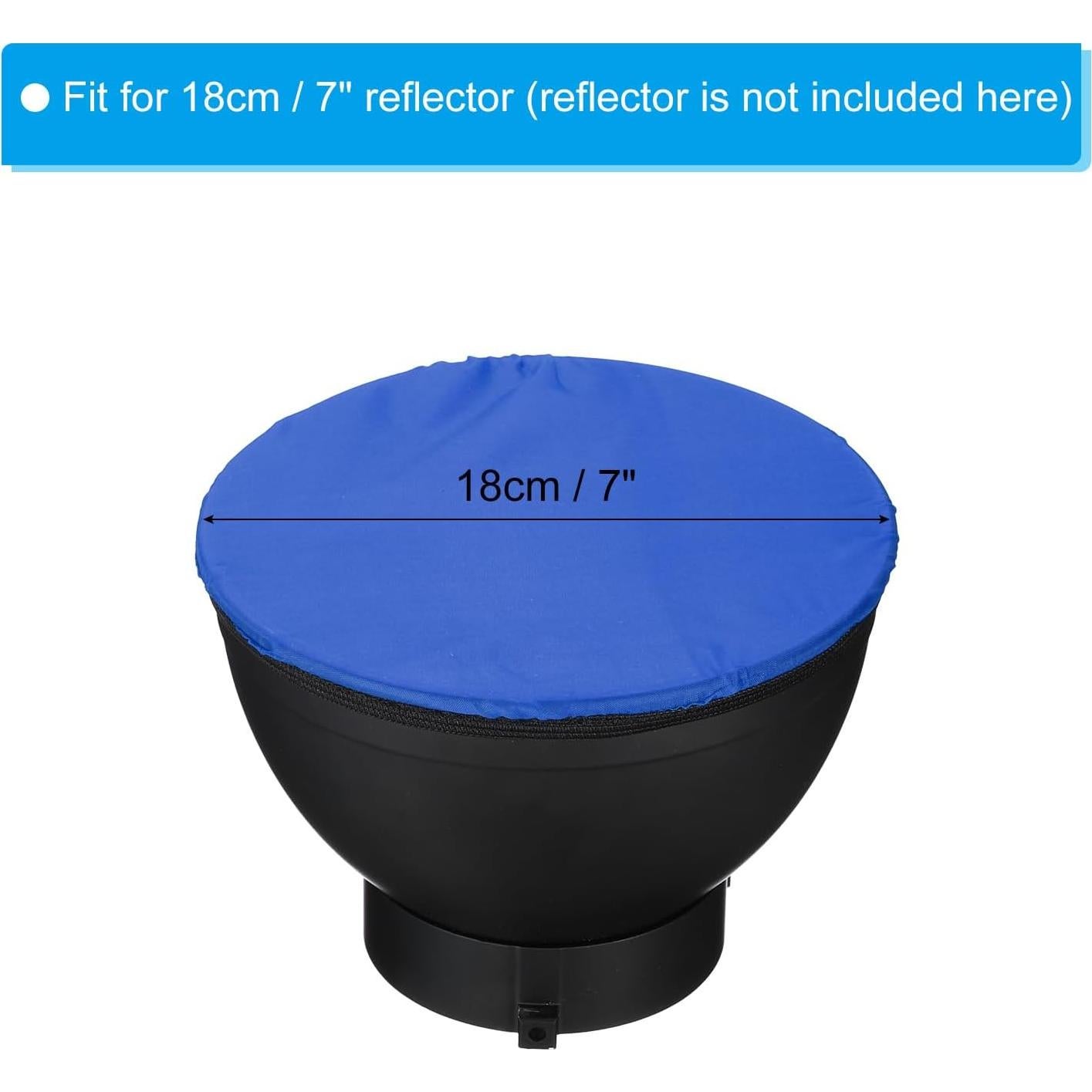 Funda Difusora Suave PATIKIL 18cm Azul - Paquete de 2