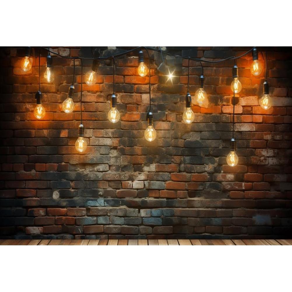 Fondo de Ladrillo Vintage CSFOTO 3.05x2.13m para Fotografía