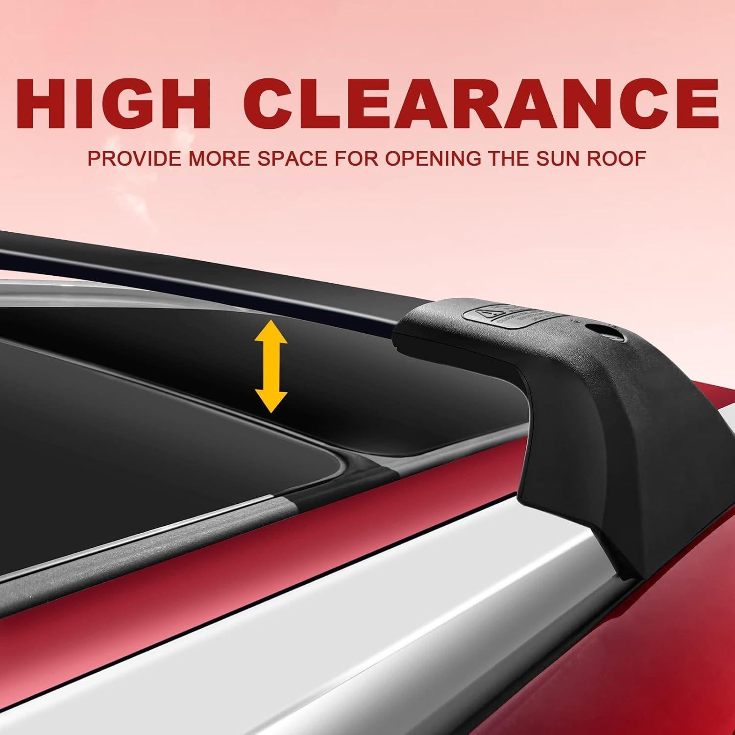 Barras Transversales de Techo KINGGERI KGR06 para Toyota Highlander 2020-2025