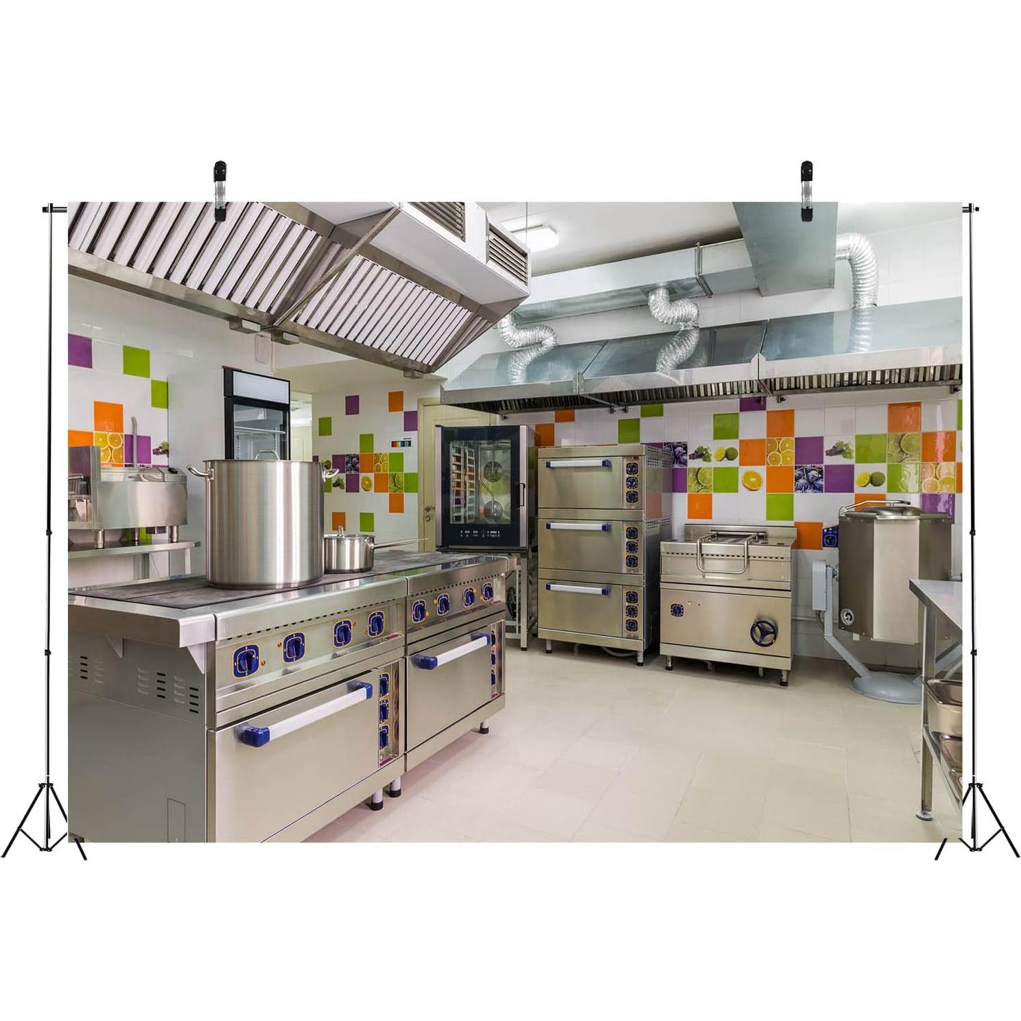 Fondo de Fotografía 250x180cm Loccor Tela Cocina Decorativa