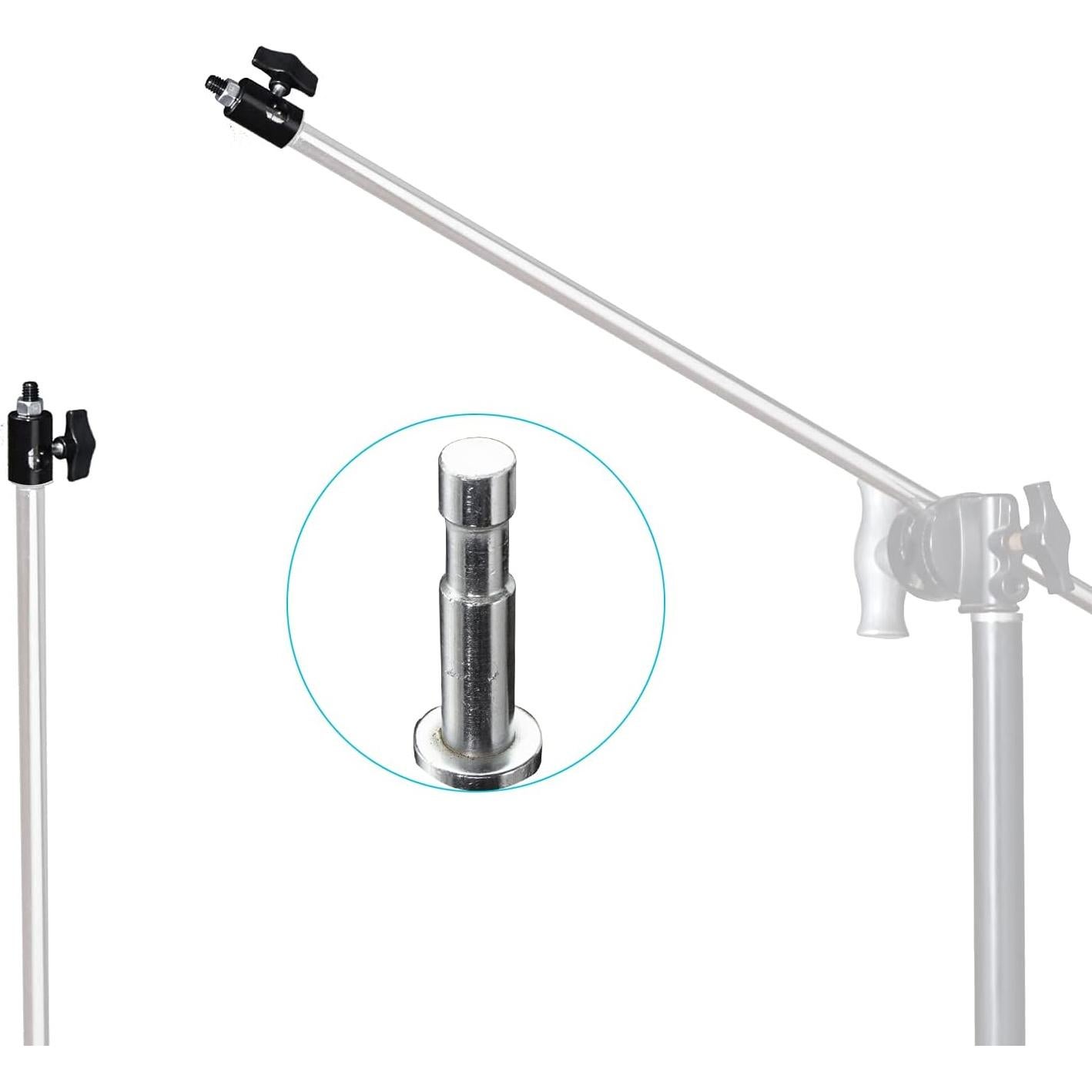 Adaptador Rápido Wellmaking 2 Pcs 3/8" para Soporte de Luz