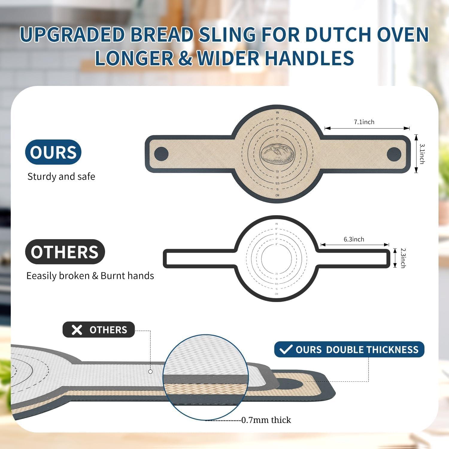 Sling de Silicona para Pan Ziliyy 19.7x8.3cm Antiadherente