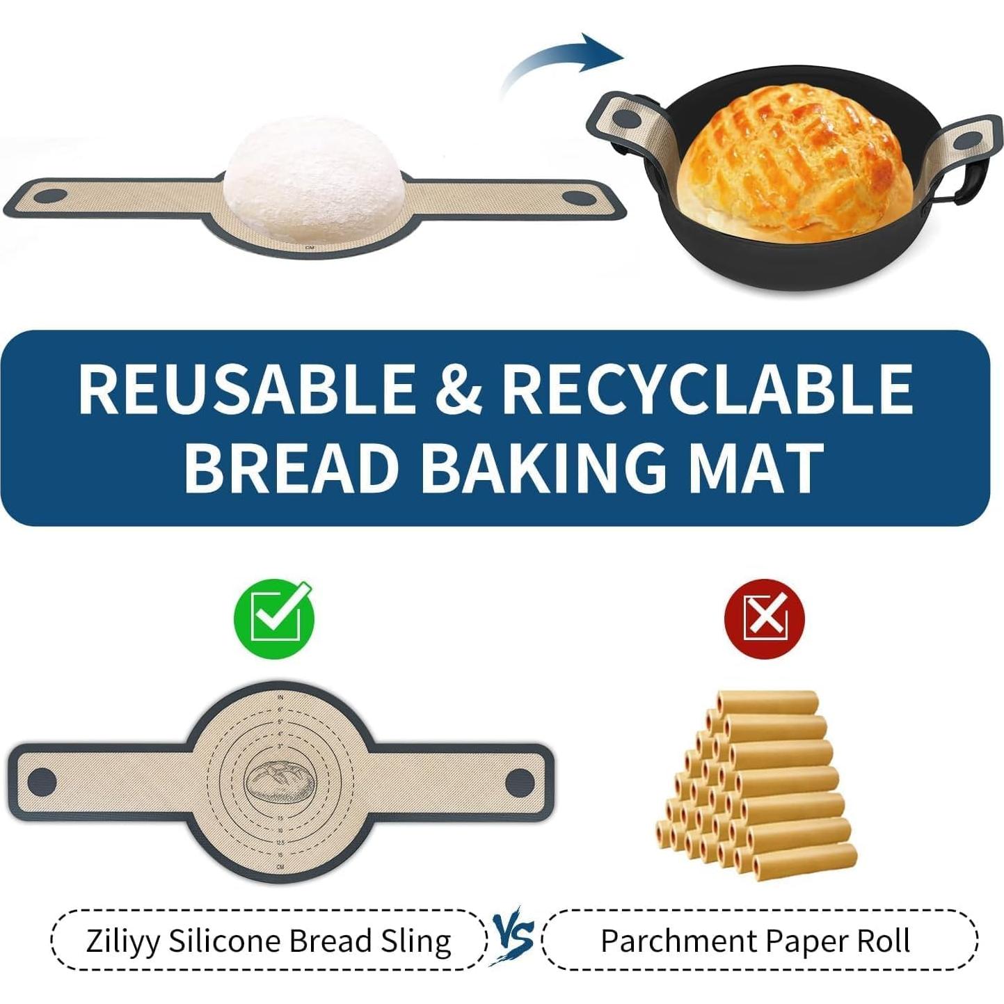 Sling de Silicona para Pan Ziliyy 19.7x8.3cm Antiadherente