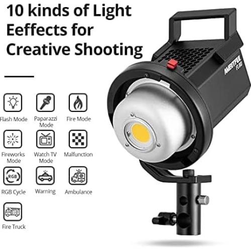 Luz LED de Video AMBITFUL FL80RGB 80W RGB 2800K-10000K