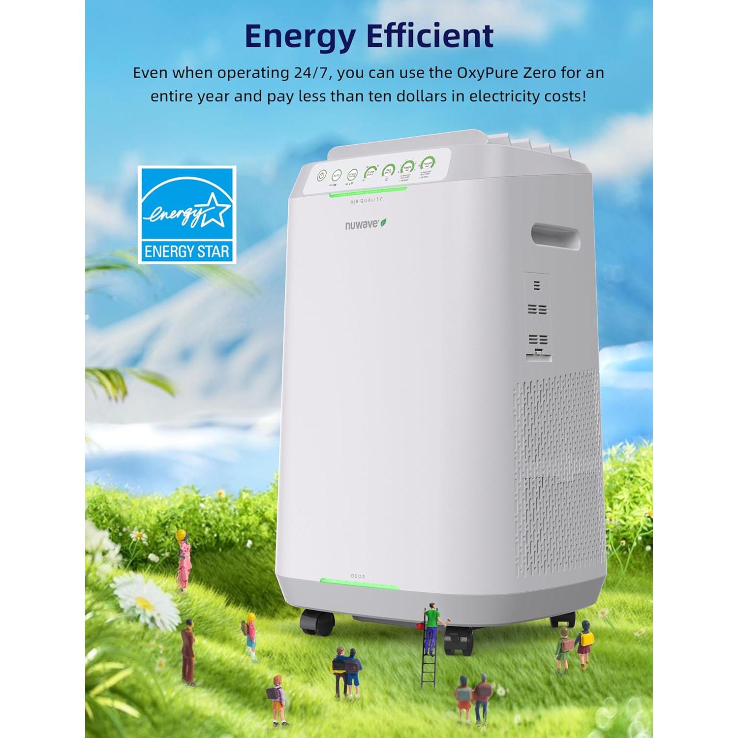 Purificador de Aire Nuwave OxyPure ZERO 186 m² Filtros Lavables