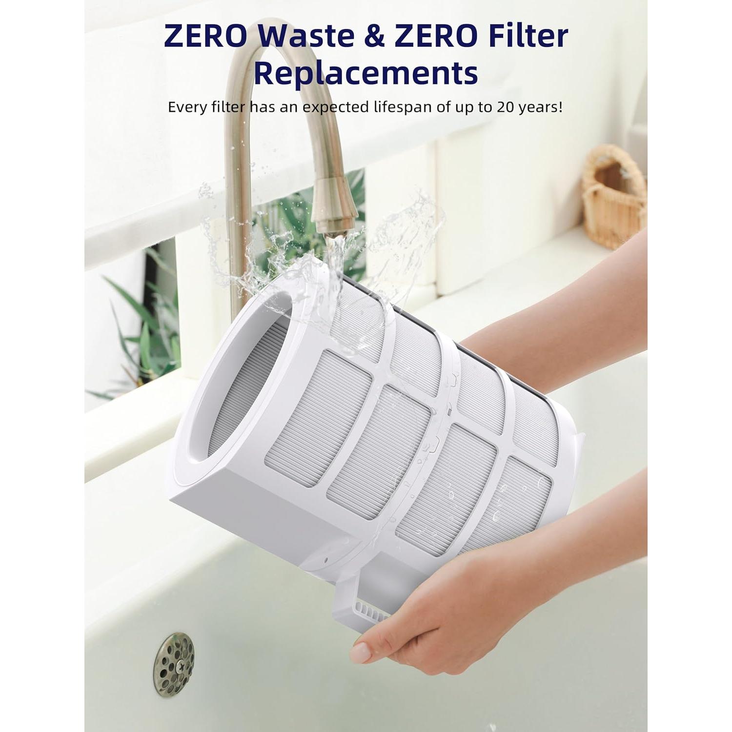 Purificador de Aire Nuwave OxyPure ZERO 186 m² Filtros Lavables