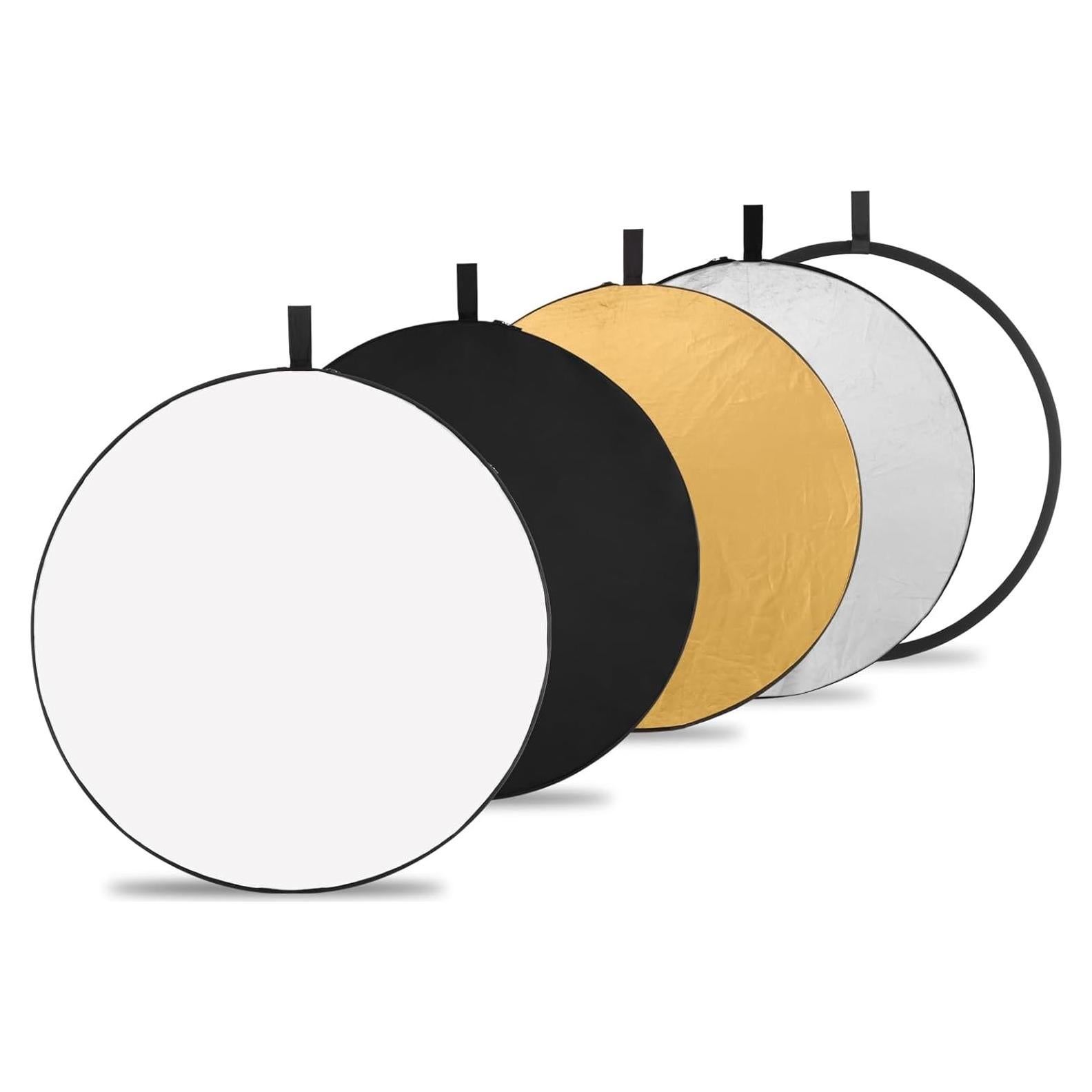 Reflector Plegable 5-en-1 JINBEI 80cm para Fotografía