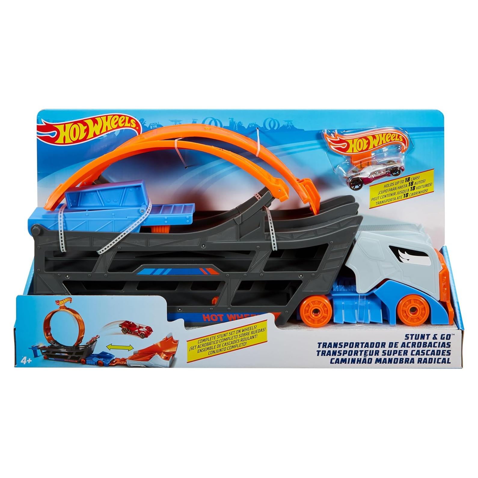 Juego de Pista de Autos Hot Wheels Stunt & Go 1:64