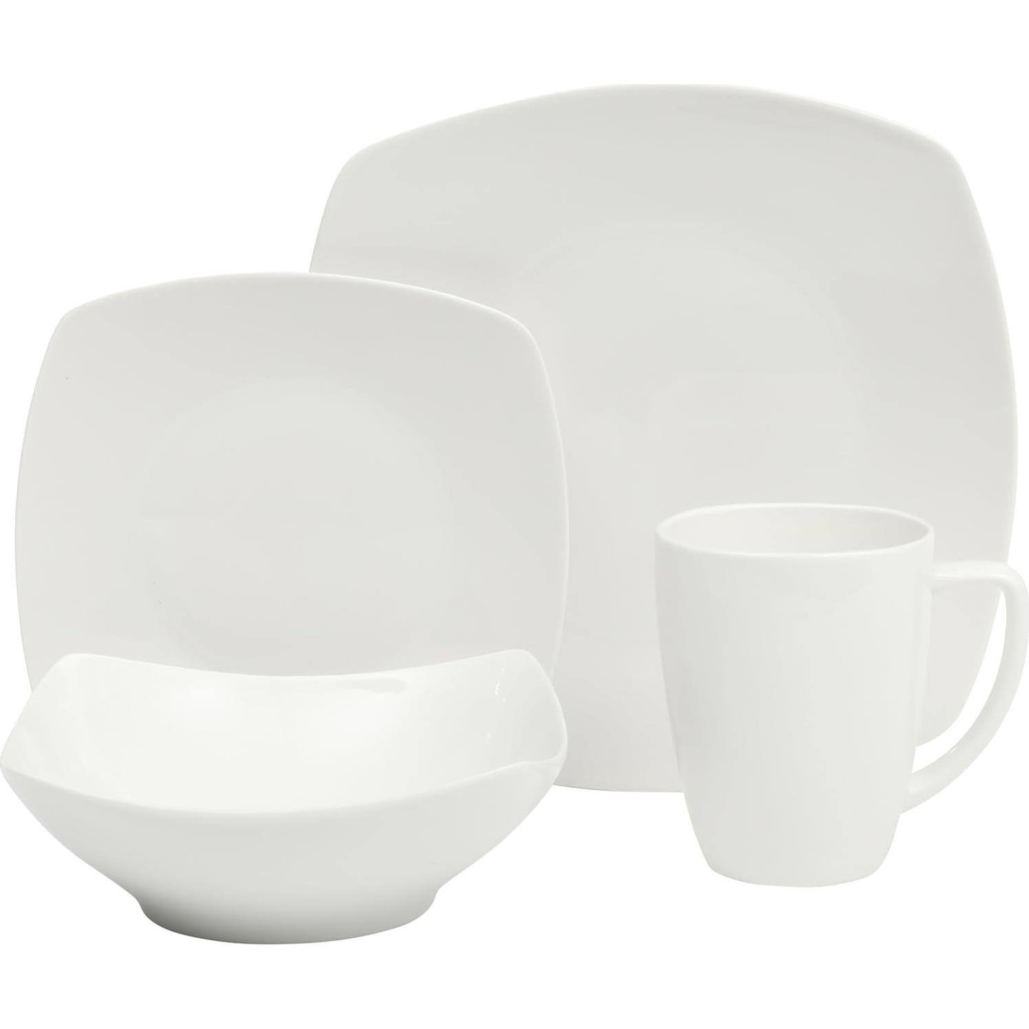 Vajilla Gibson Home Zen Buffet 16 Piezas Blanca