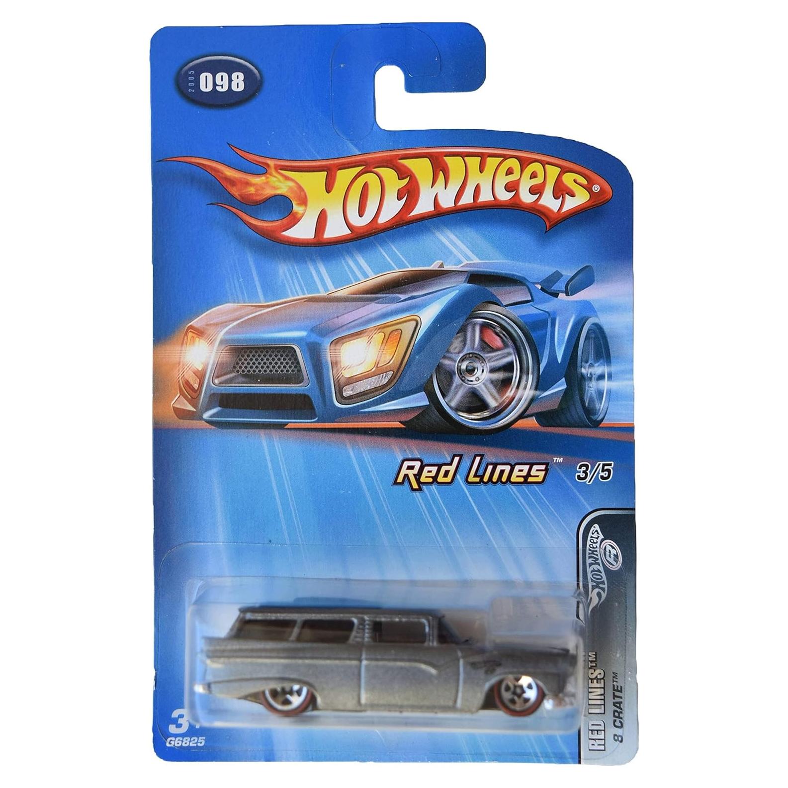 Hot Wheels 8 Crate Mattel Escala 1:64 Color Gris