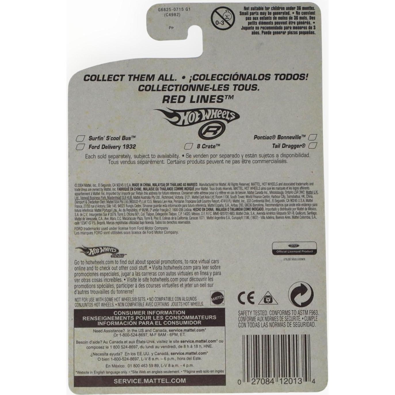 Hot Wheels 8 Crate Mattel Escala 1:64 Color Gris