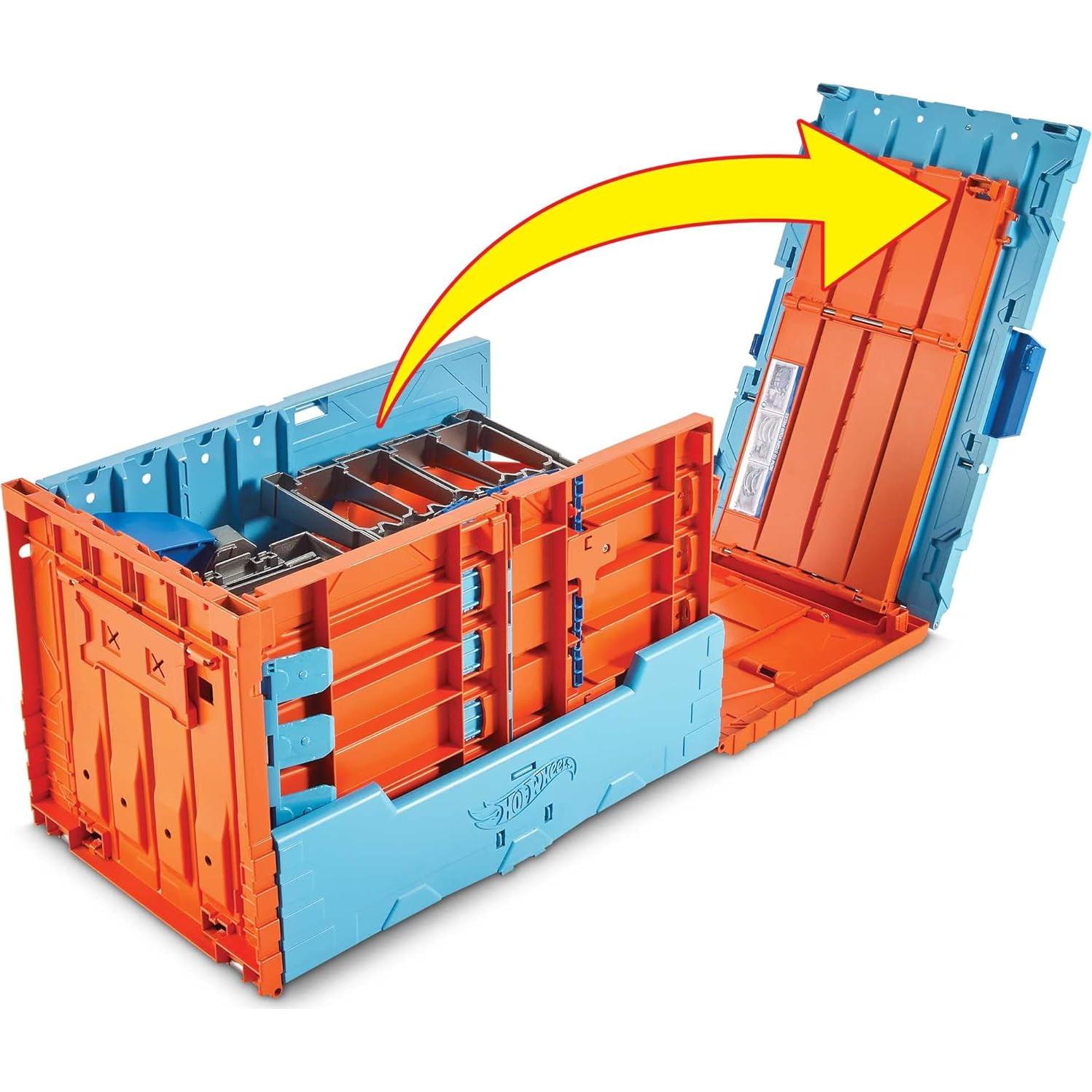 Juego de Pista Hot Wheels GKT87 con 3 Acrobacias y 2 Autos