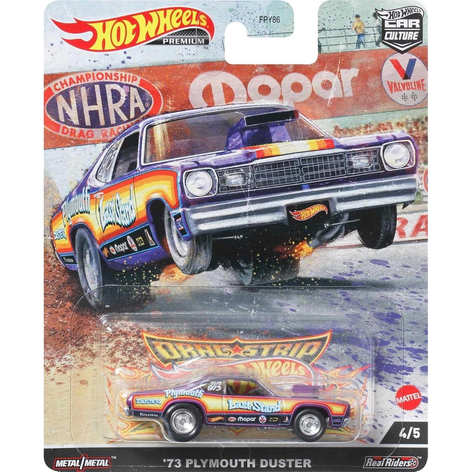 Hot Wheels Plymouth Duster 1:64 Coche de Juguete Premium