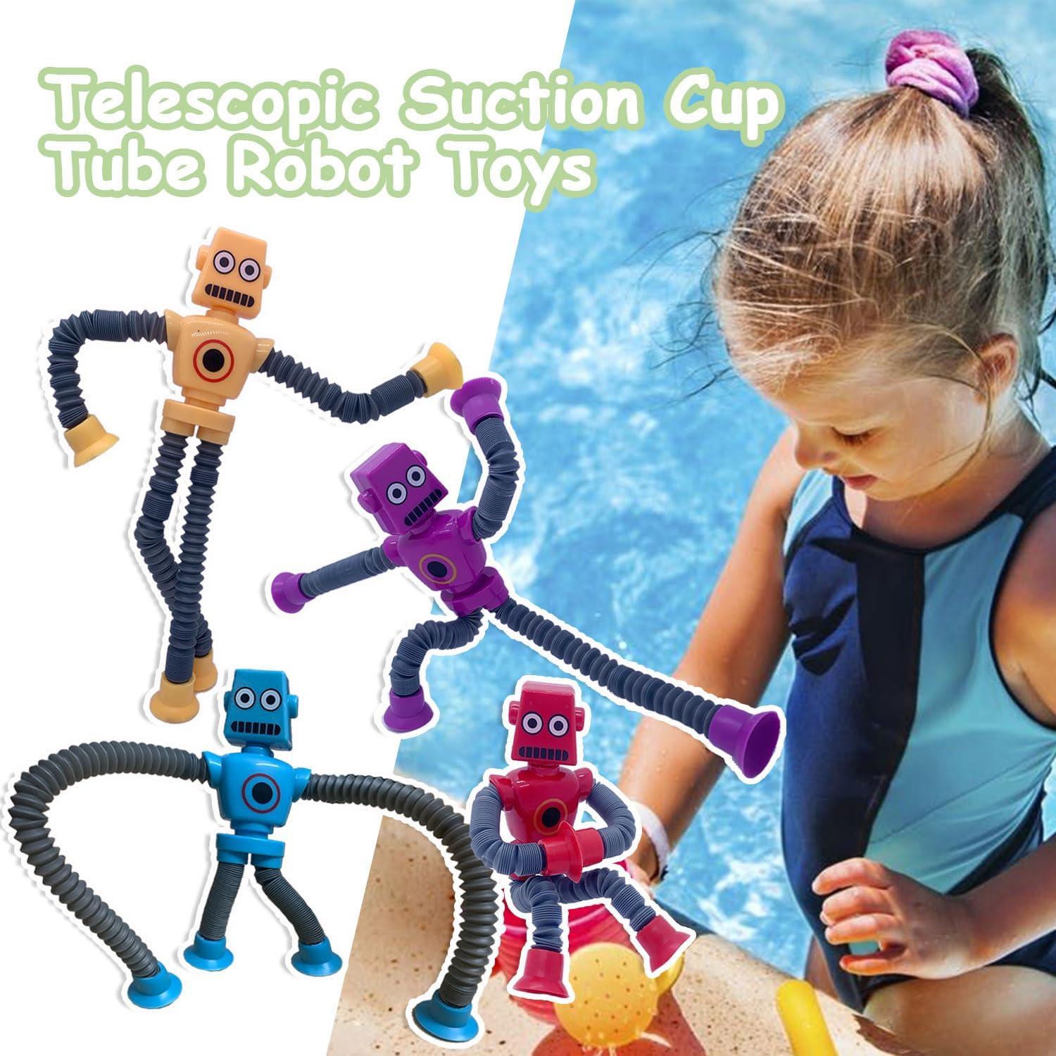 Juguetes Robot Pop Tubes Whongkidz 8 Pcs Sensoriales