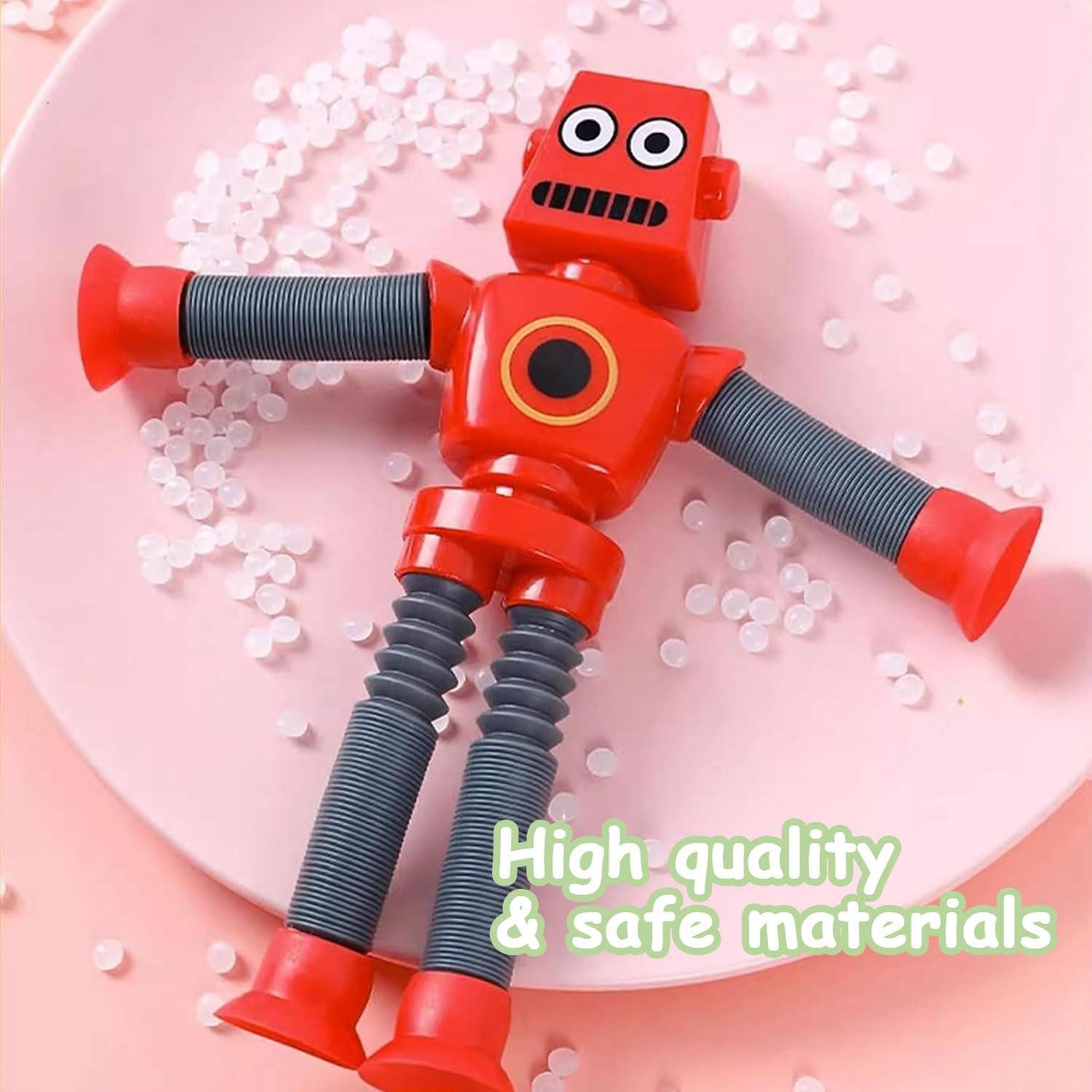 Juguetes Robot Pop Tubes Whongkidz 8 Pcs Sensoriales