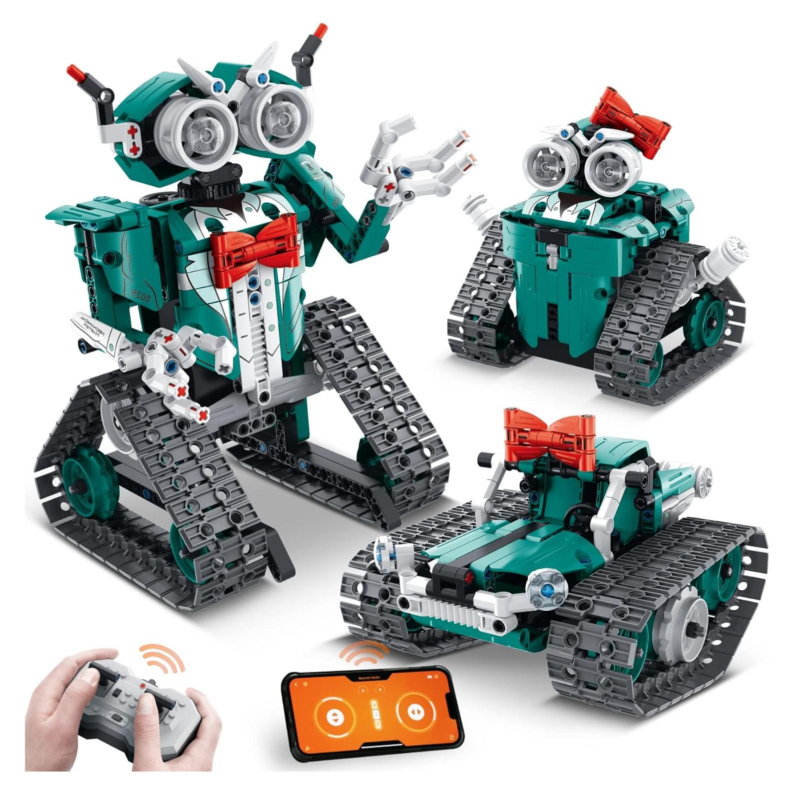 Kit de Construcción STEM IQKidz 3 en 1 Robot RC 440 Piezas