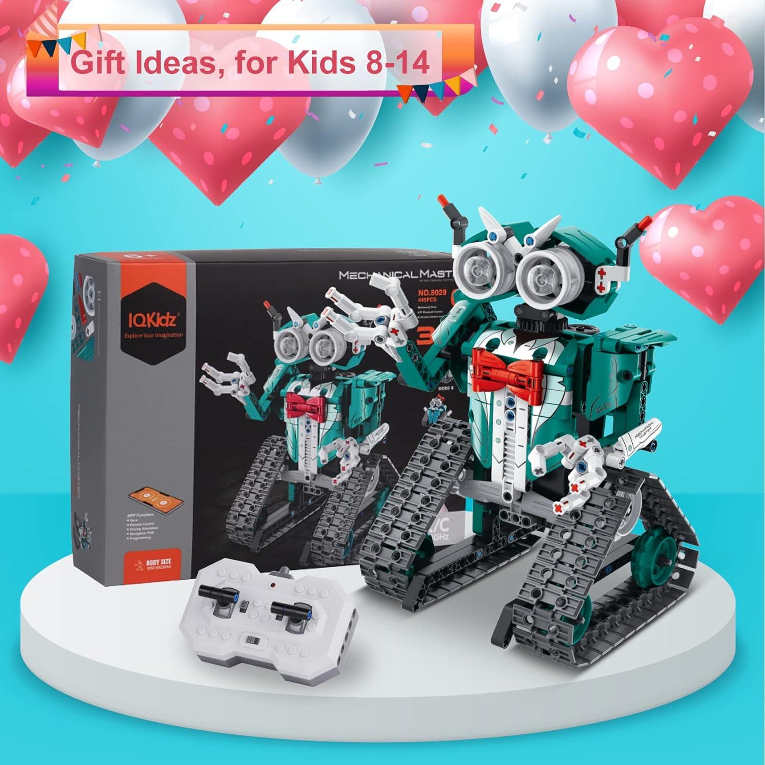 Kit de Construcción STEM IQKidz 3 en 1 Robot RC 440 Piezas