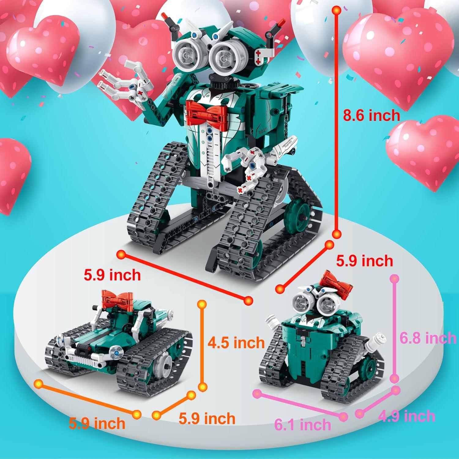 Kit de Construcción STEM IQKidz 3 en 1 Robot RC 440 Piezas