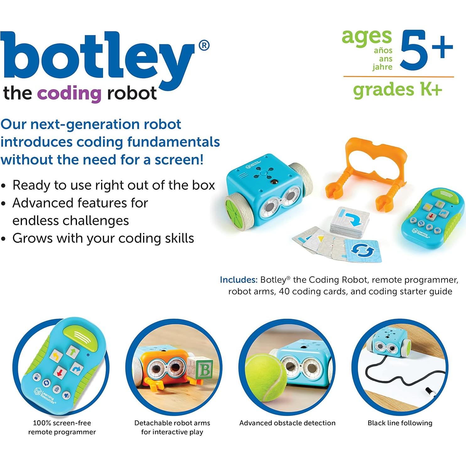 Robot de Codificación Botley - Set de 45 Piezas STEM 5+