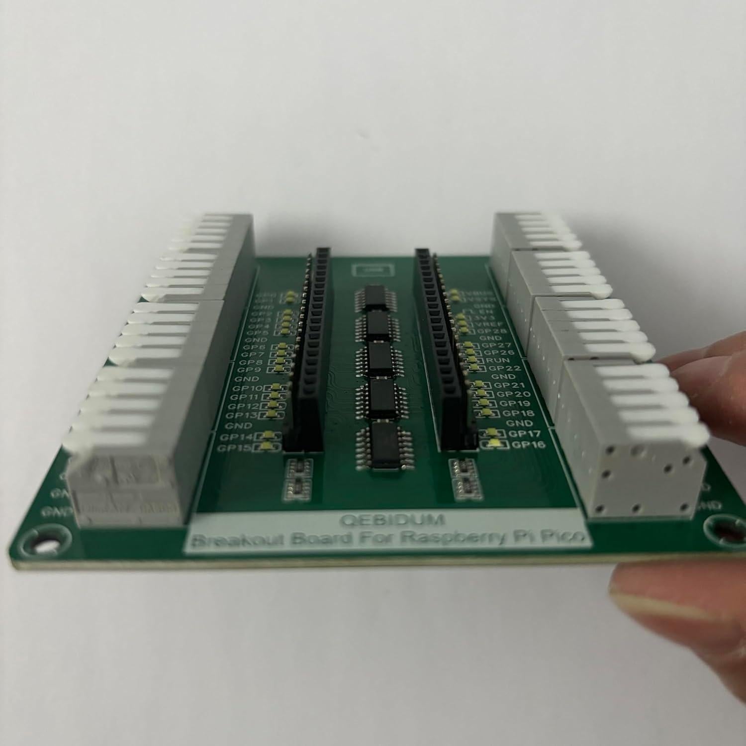Placa de expansión QEBIDUM para Raspberry Pi Pico con LED